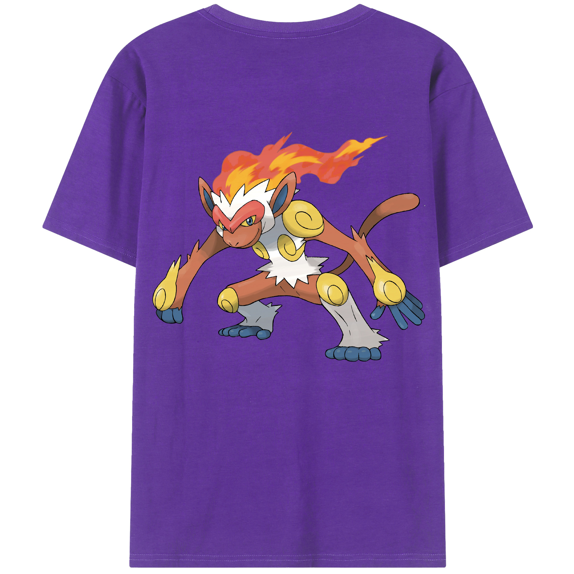 （画像用） ポケットモンスター Pokémon 綿100％半袖Tシャツ（背面プリント）