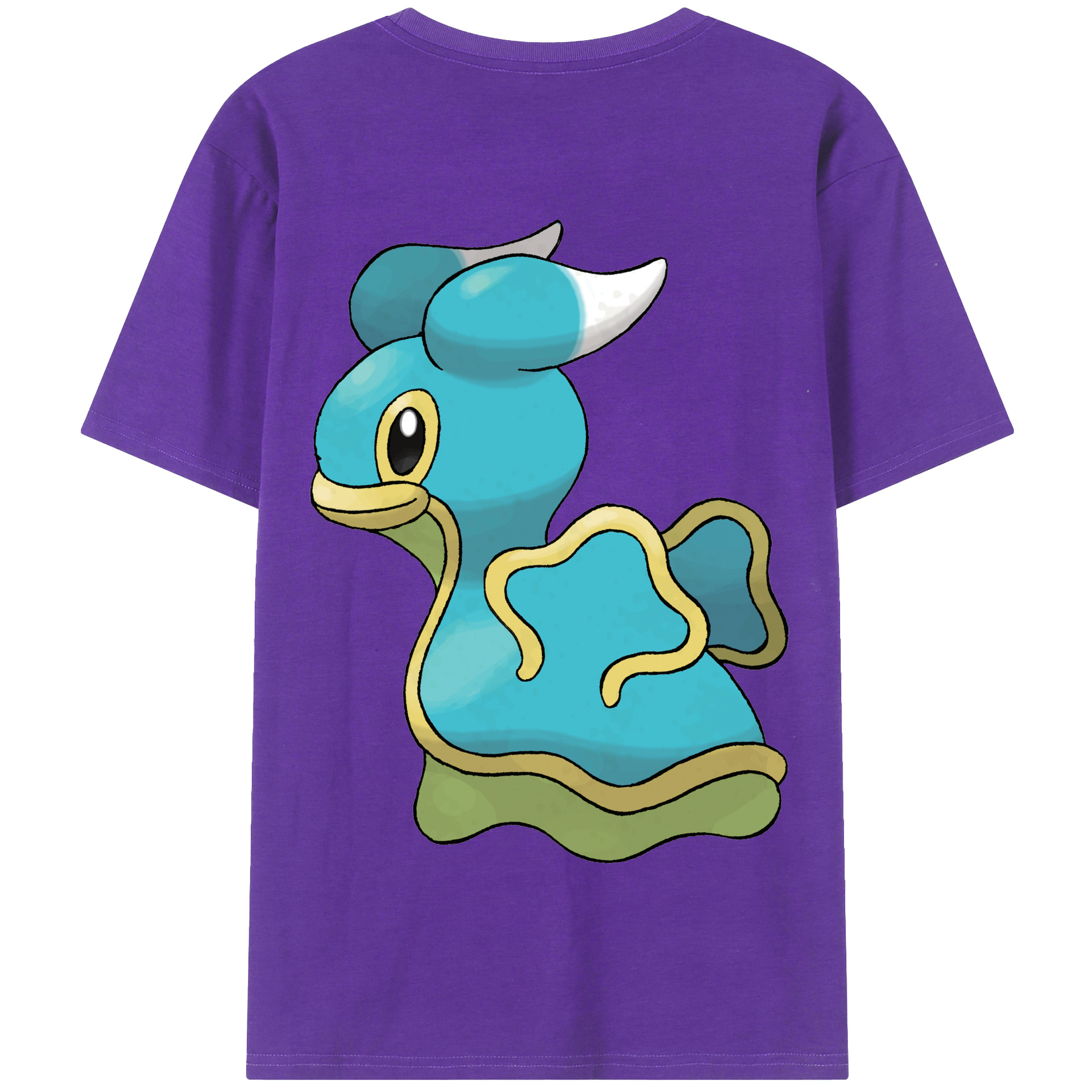 （画像用） ポケットモンスター Pokémon 綿100％半袖Tシャツ（背面プリント）