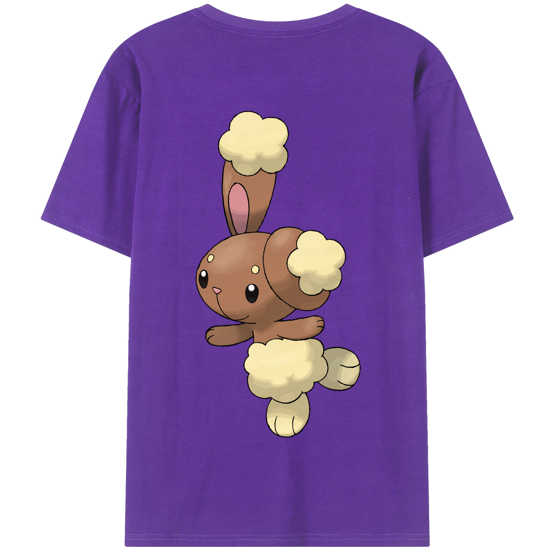 （画像用） ポケットモンスター Pokémon 綿100％半袖Tシャツ（背面プリント）