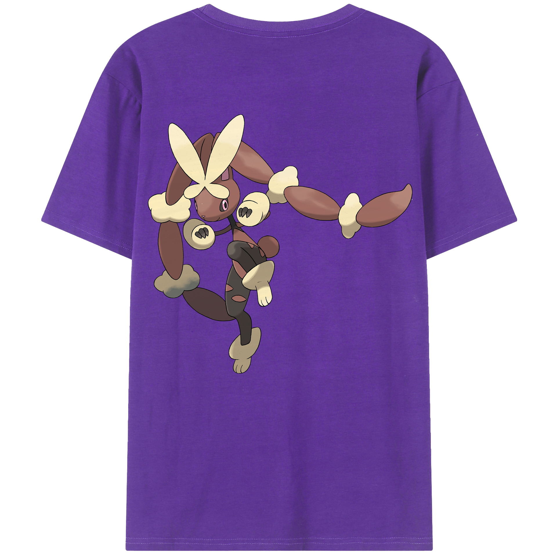 （画像用） ポケットモンスター Pokémon 綿100％半袖Tシャツ（背面プリント）