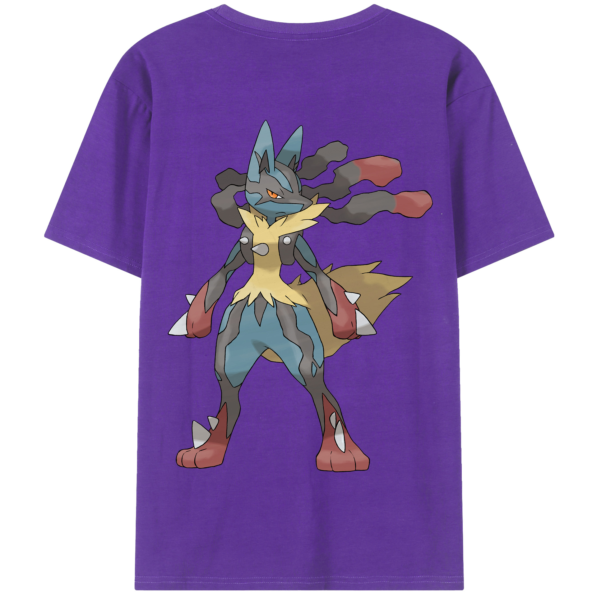 （画像用） ポケットモンスター Pokémon 綿100％半袖Tシャツ（背面プリント）