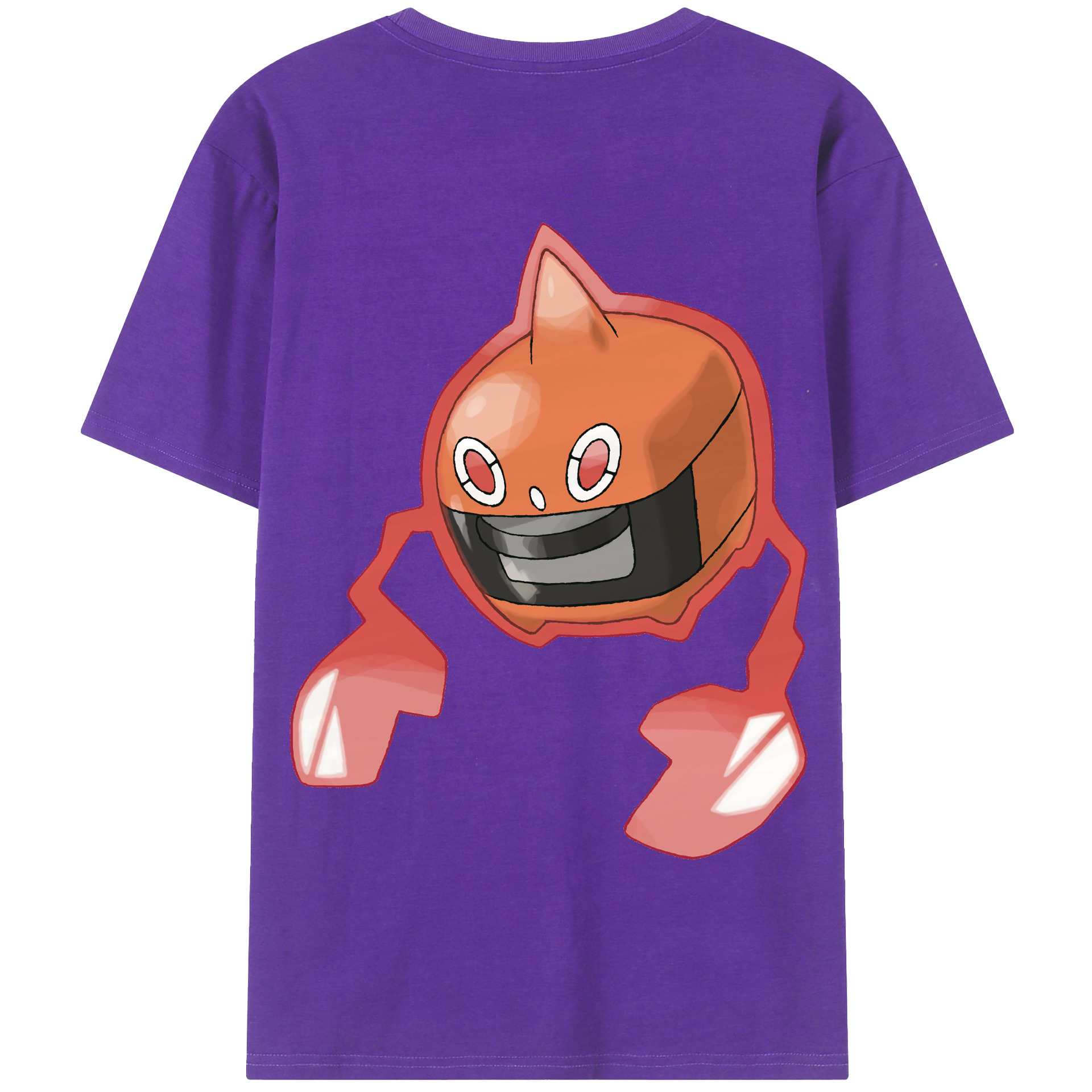 （画像用） ポケットモンスター Pokémon 綿100％半袖Tシャツ（背面プリント）