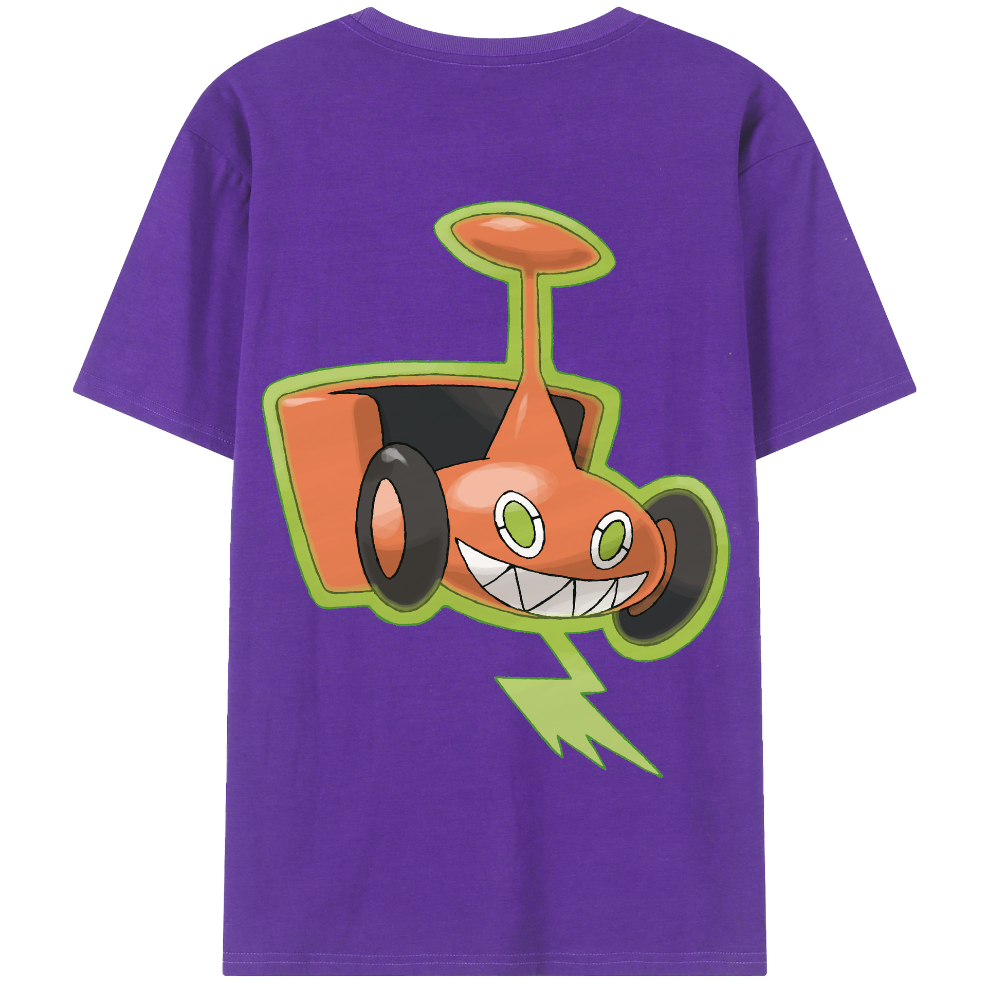 （画像用） ポケットモンスター Pokémon 綿100％半袖Tシャツ（背面プリント）