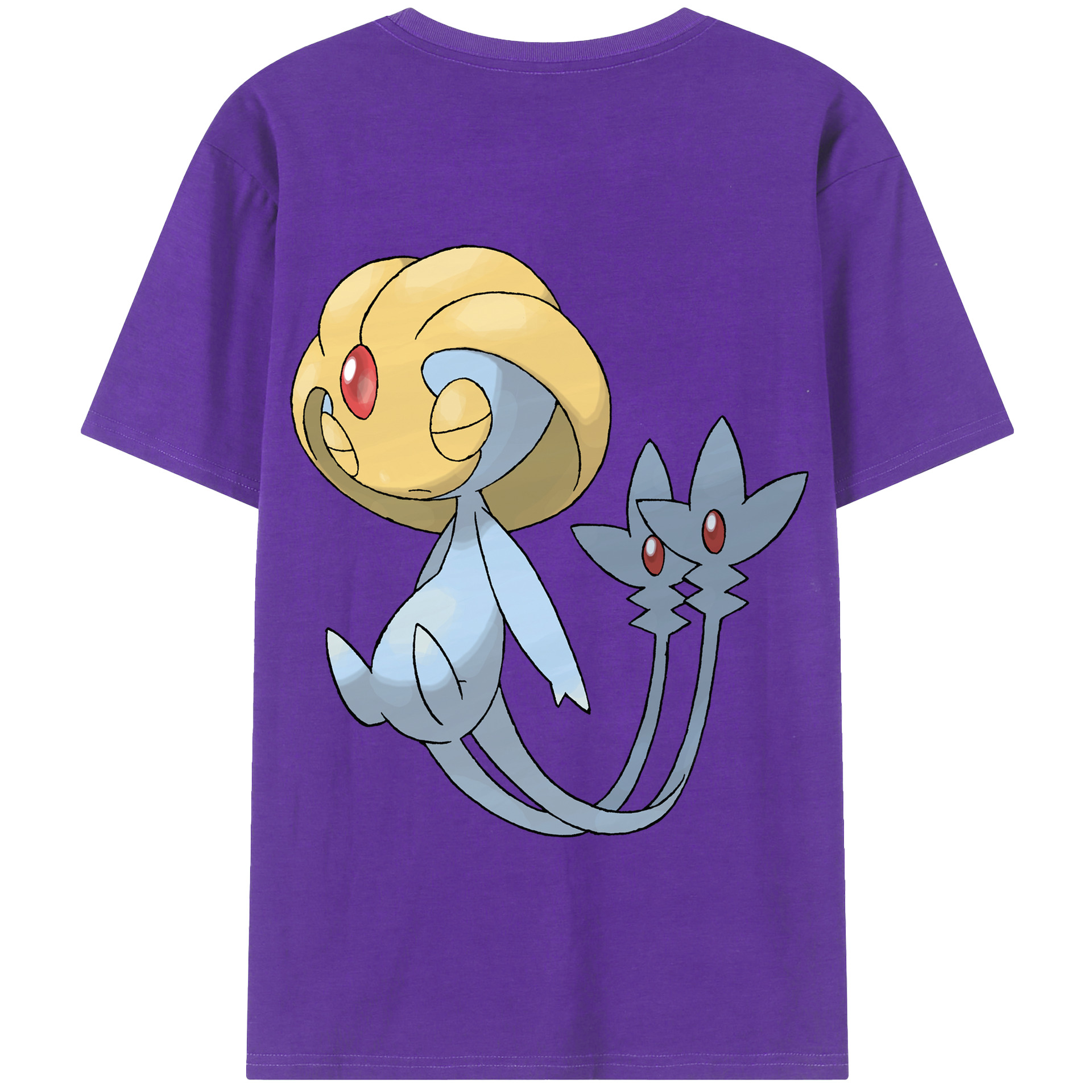 （画像用） ポケットモンスター Pokémon 綿100％半袖Tシャツ（背面プリント）