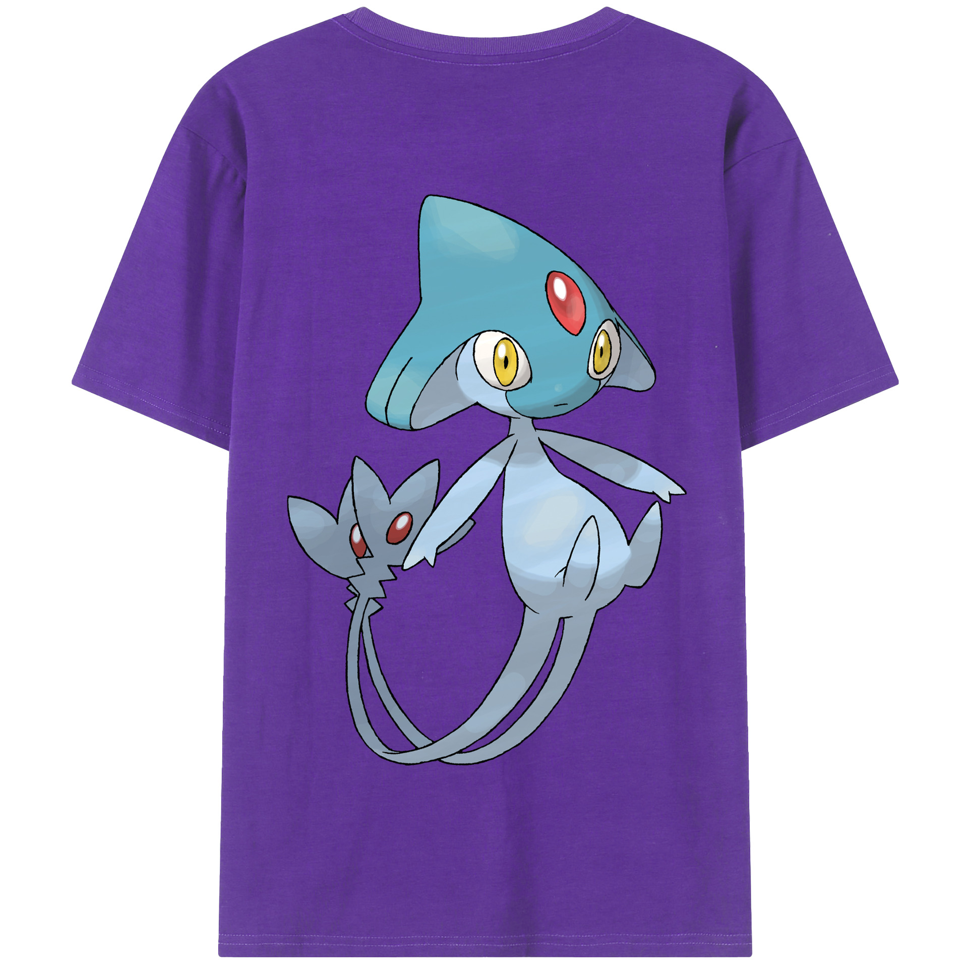 （画像用） ポケットモンスター Pokémon 綿100％半袖Tシャツ（背面プリント）