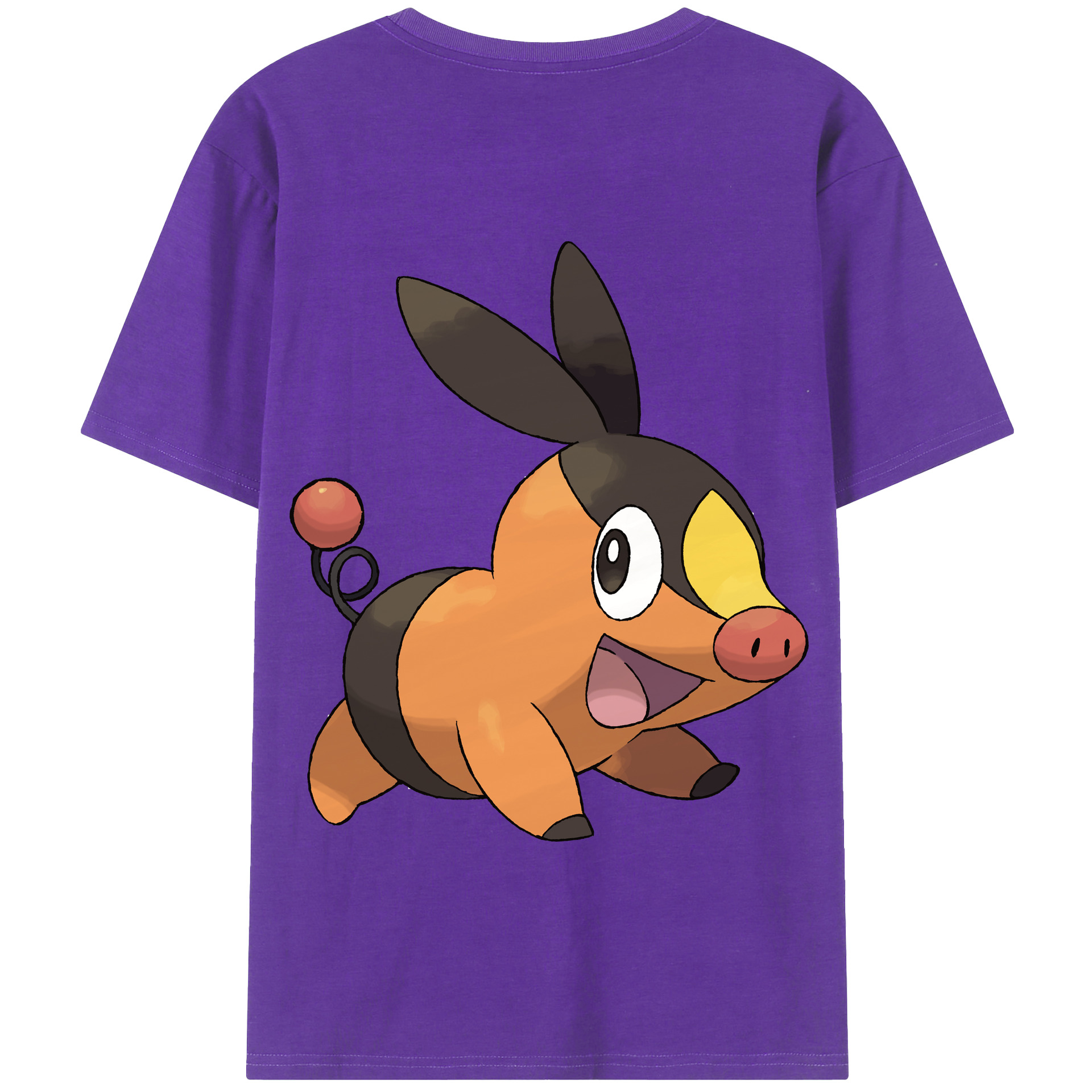 （画像用） ポケットモンスター Pokémon 綿100％半袖Tシャツ（背面プリント）