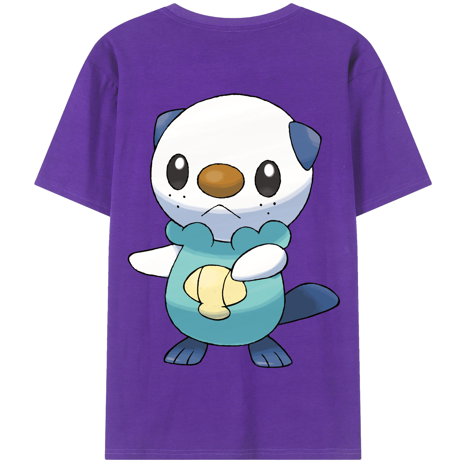 （画像用） ポケットモンスター Pokémon 綿100％半袖Tシャツ（背面プリント）