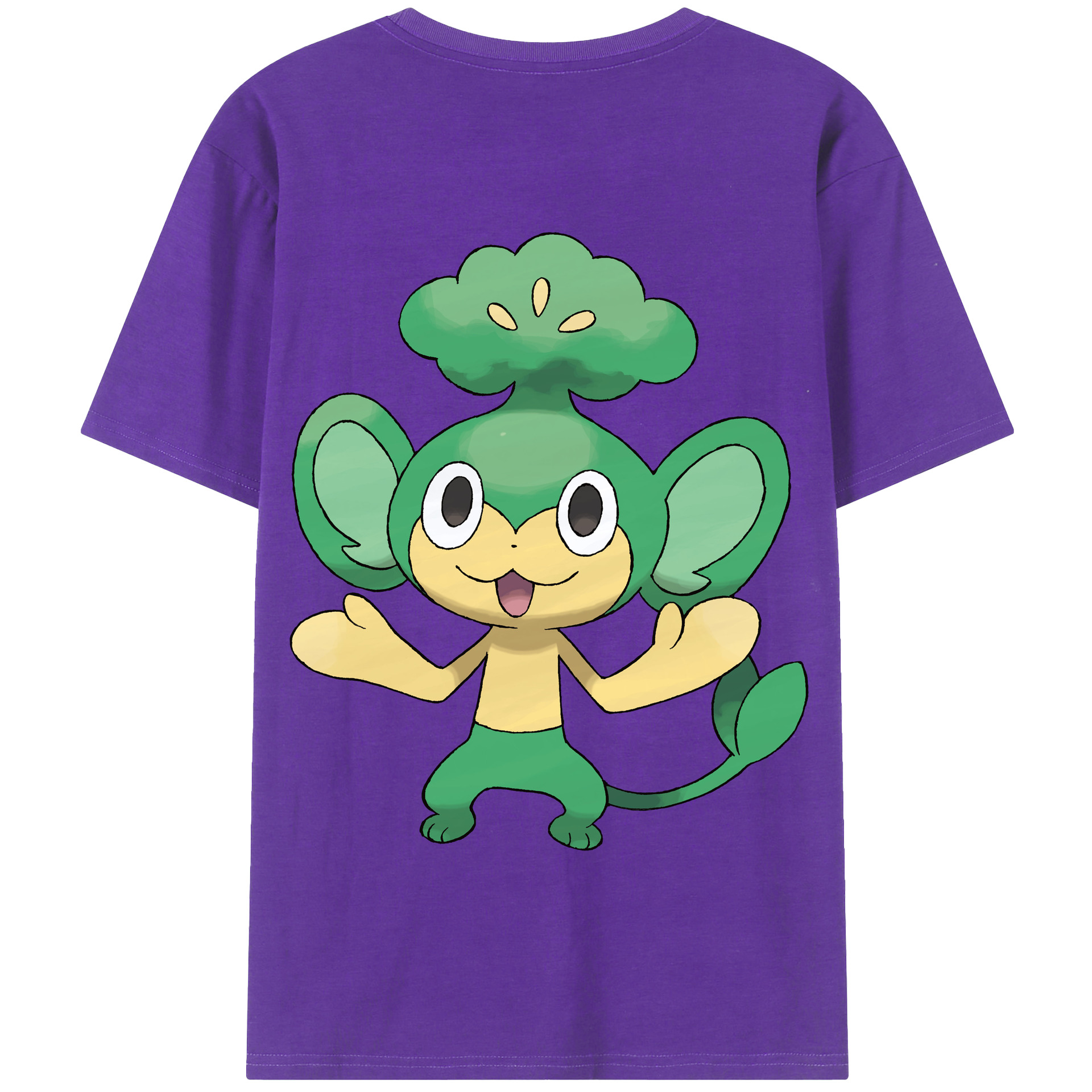 （画像用） ポケットモンスター Pokémon 綿100％半袖Tシャツ（背面プリント）
