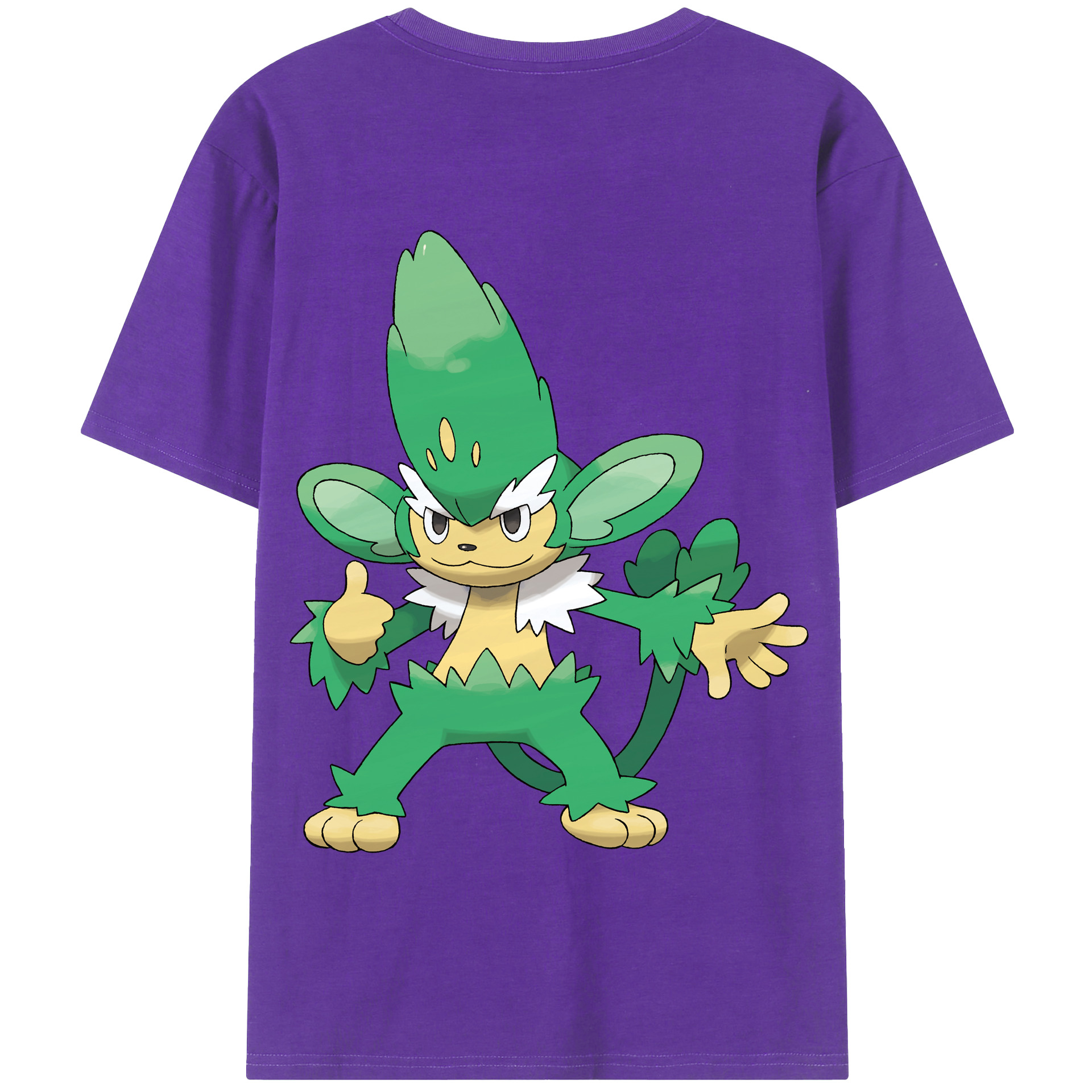 （画像用） ポケットモンスター Pokémon 綿100％半袖Tシャツ（背面プリント）