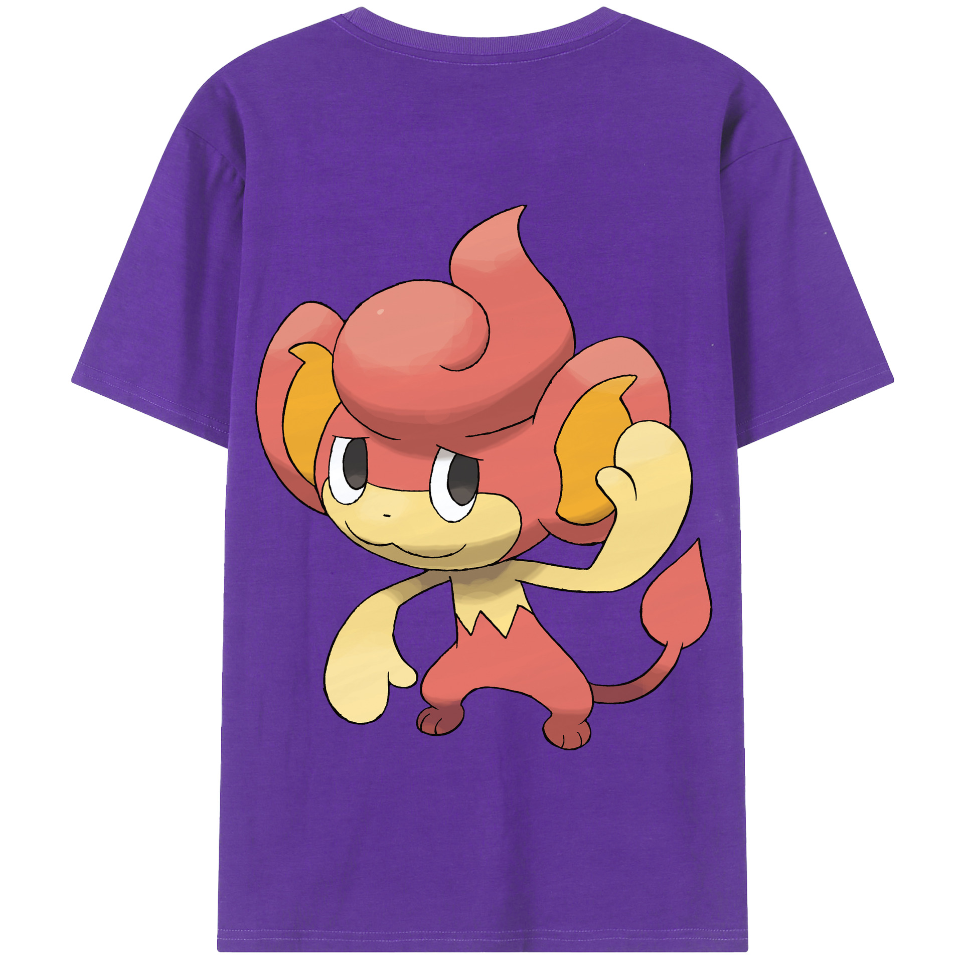 （画像用） ポケットモンスター Pokémon 綿100％半袖Tシャツ（背面プリント）