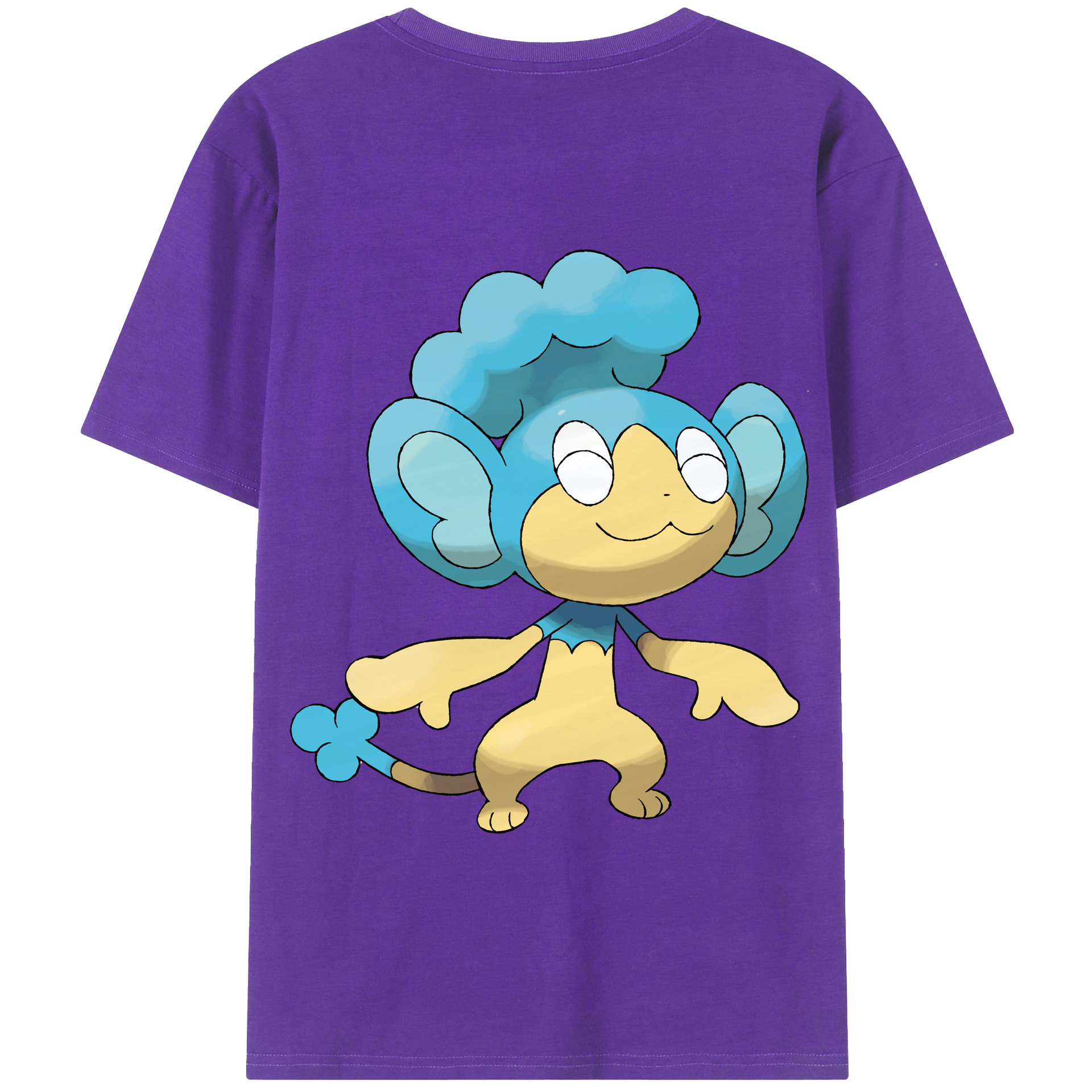 （画像用） ポケットモンスター Pokémon 綿100％半袖Tシャツ（背面プリント）