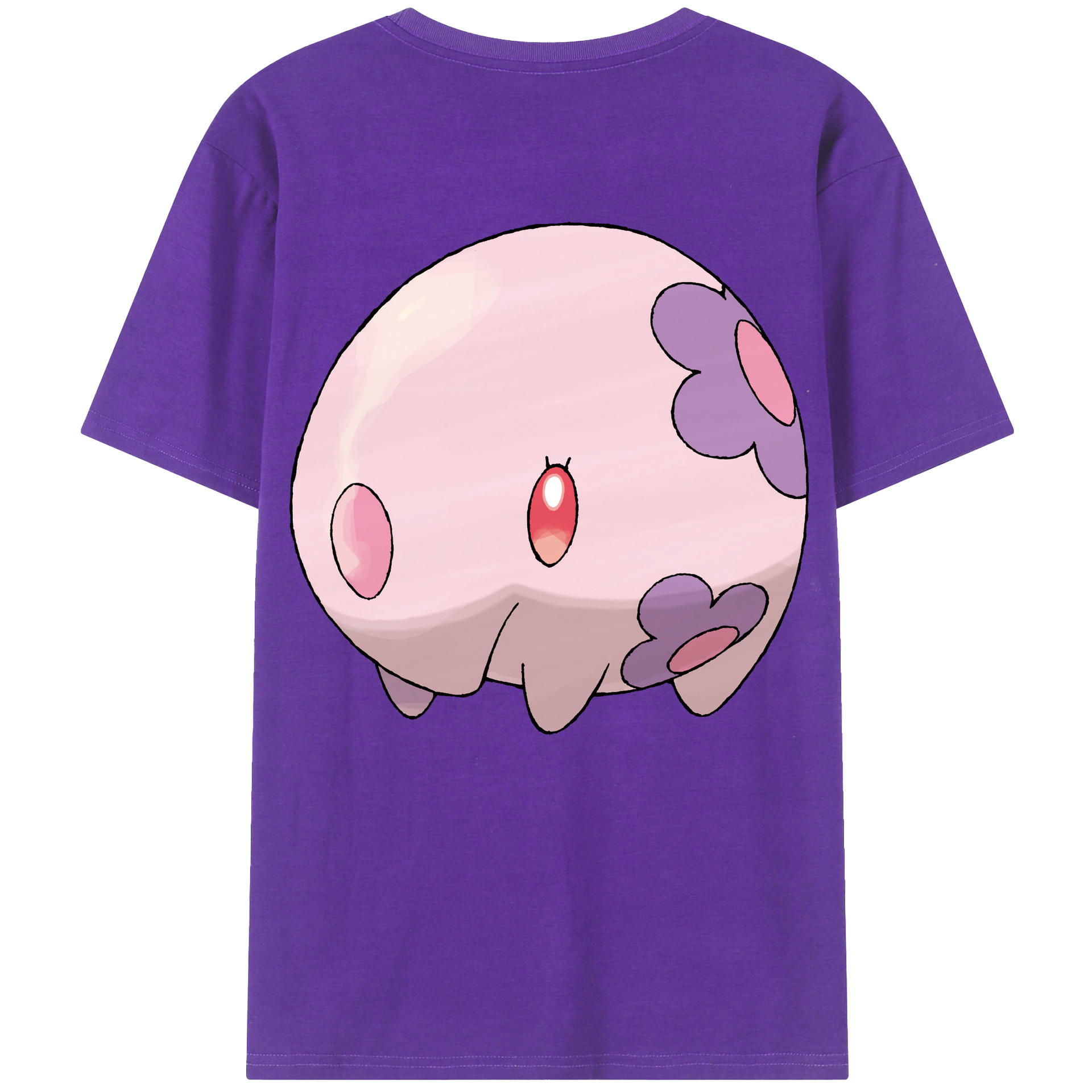 （画像用） ポケットモンスター Pokémon 綿100％半袖Tシャツ（背面プリント）