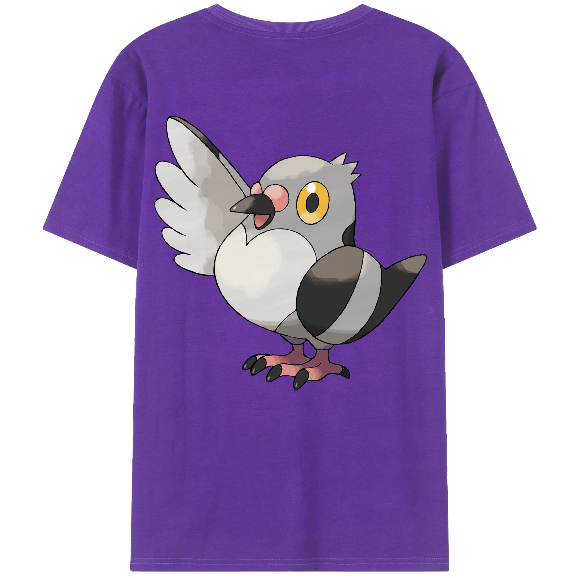 （画像用） ポケットモンスター Pokémon 綿100％半袖Tシャツ（背面プリント）