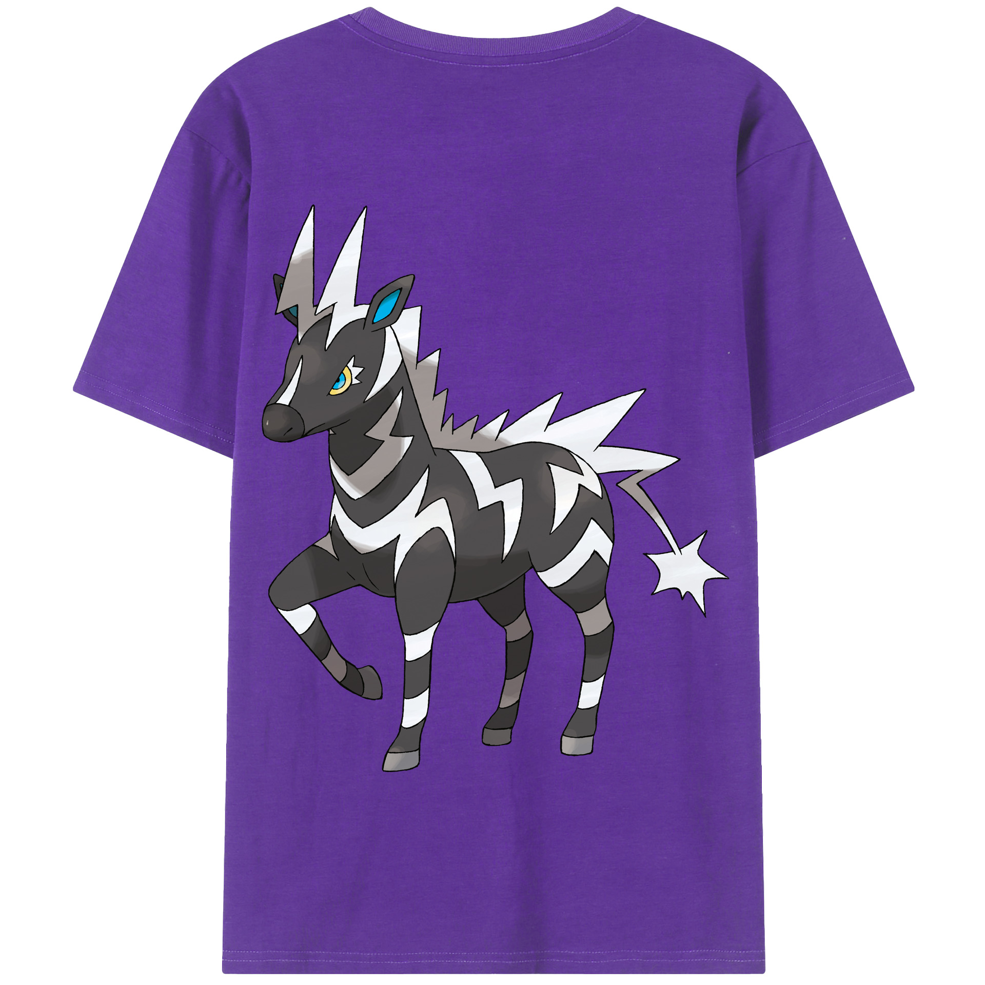 （画像用） ポケットモンスター Pokémon 綿100％半袖Tシャツ（背面プリント）