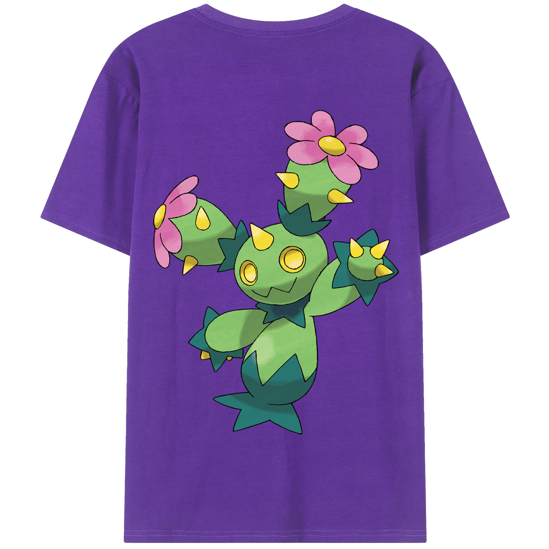 （画像用） ポケットモンスター Pokémon 綿100％半袖Tシャツ（背面プリント）