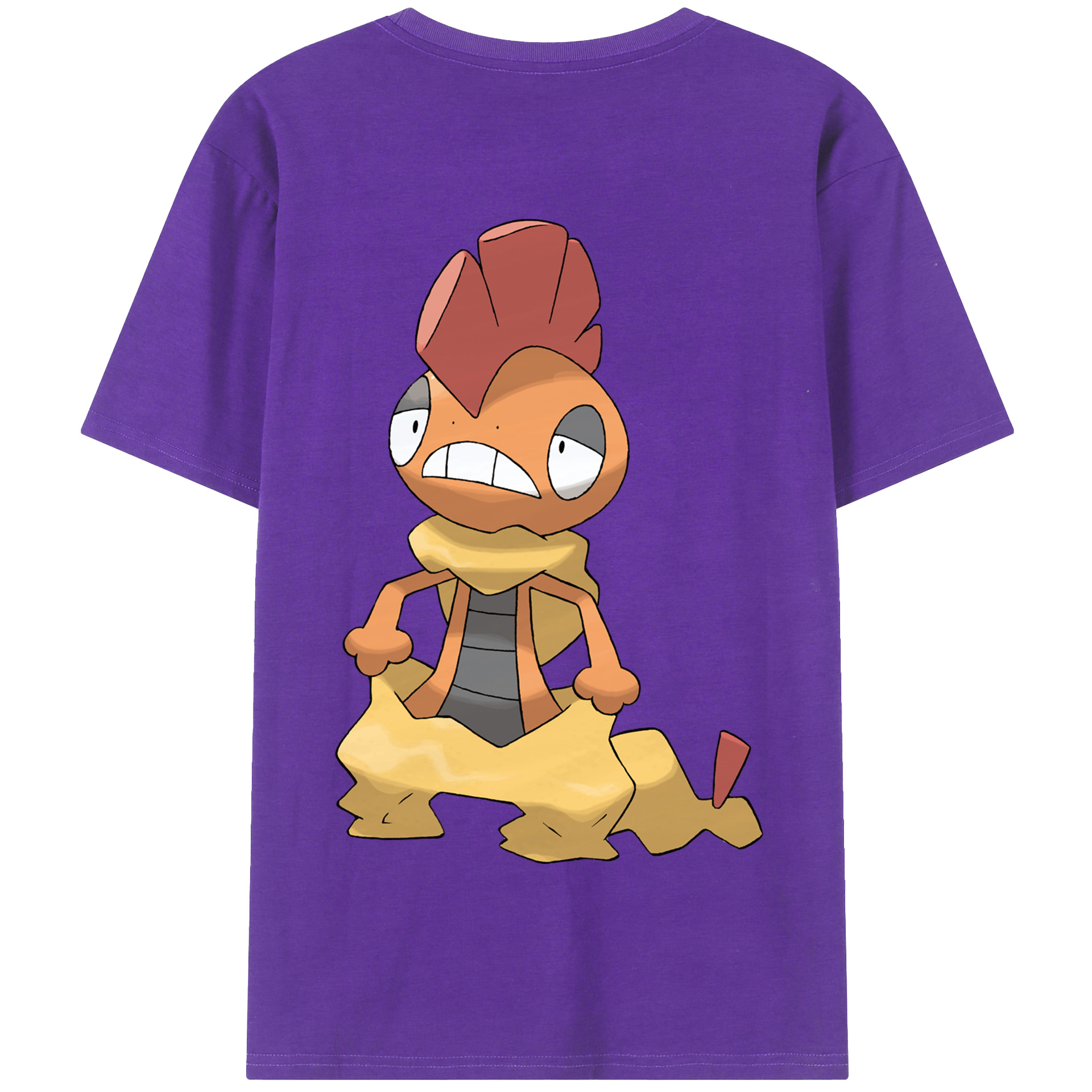 （画像用） ポケットモンスター Pokémon 綿100％半袖Tシャツ（背面プリント）