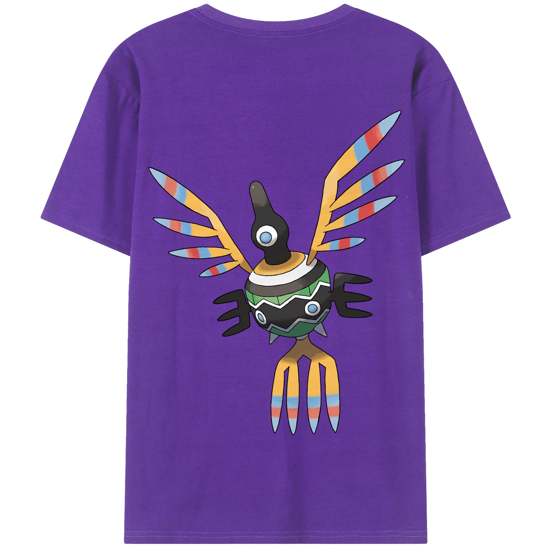 （画像用） ポケットモンスター Pokémon 綿100％半袖Tシャツ（背面プリント）