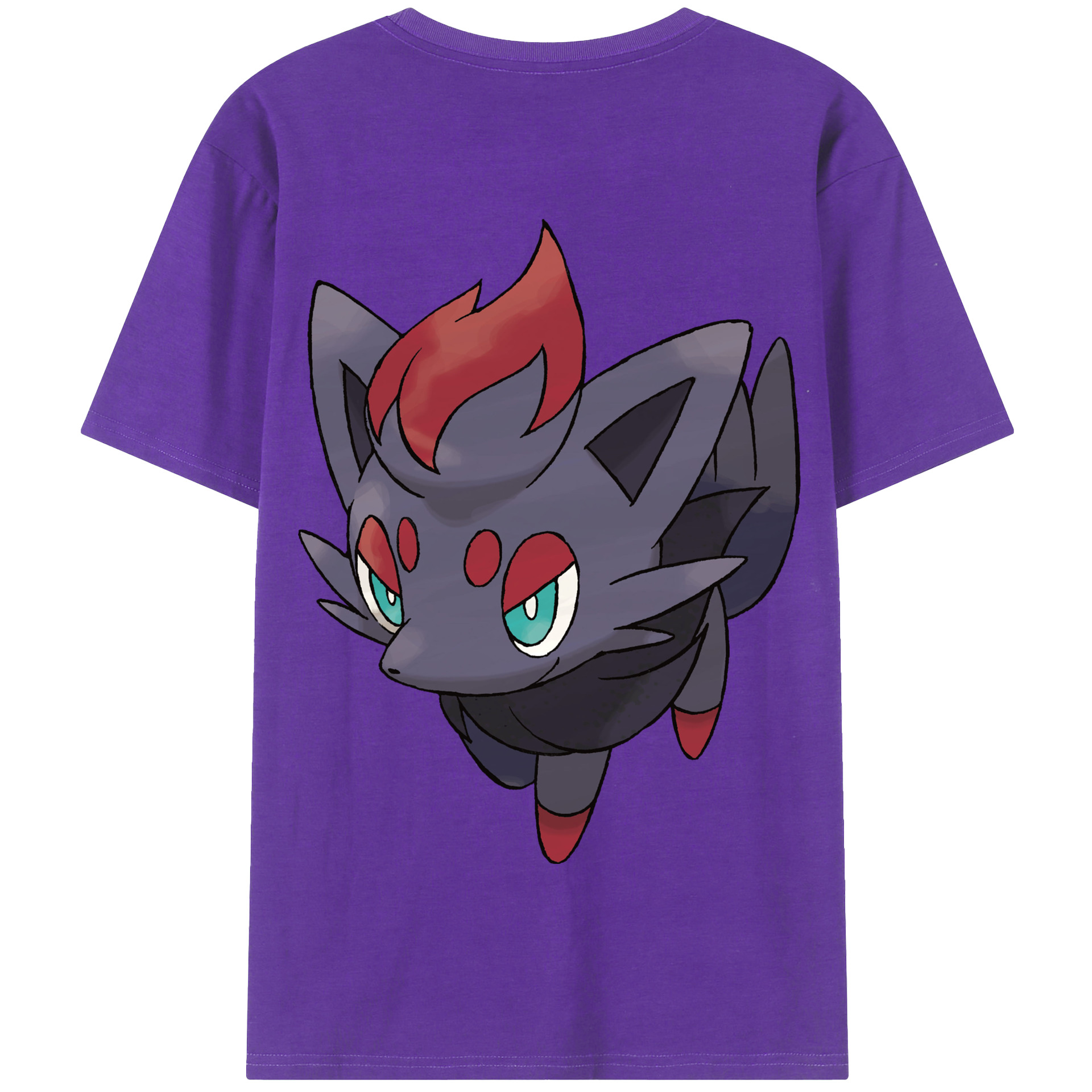 （画像用） ポケットモンスター Pokémon 綿100％半袖Tシャツ（背面プリント）