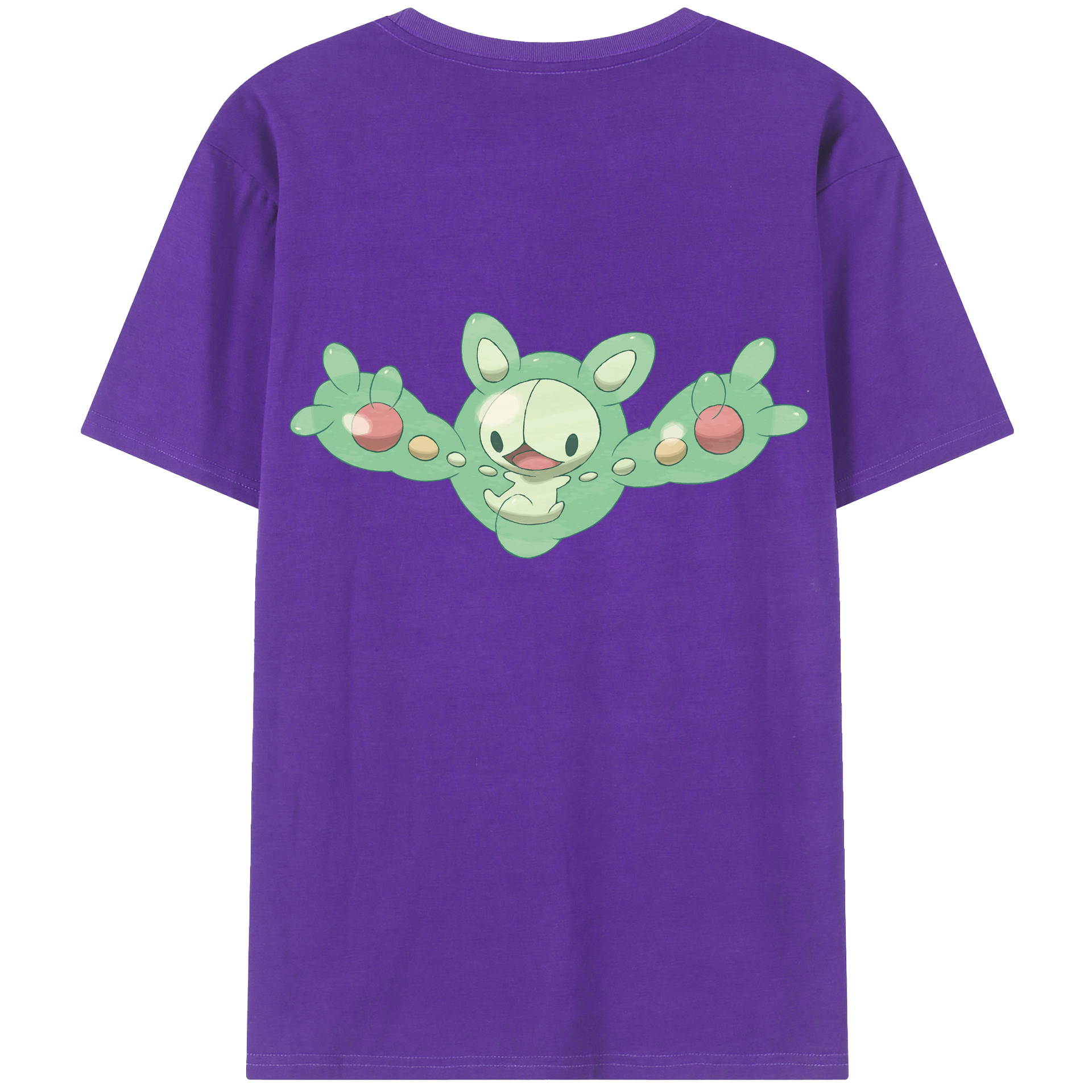 （画像用） ポケットモンスター Pokémon 綿100％半袖Tシャツ（背面プリント）