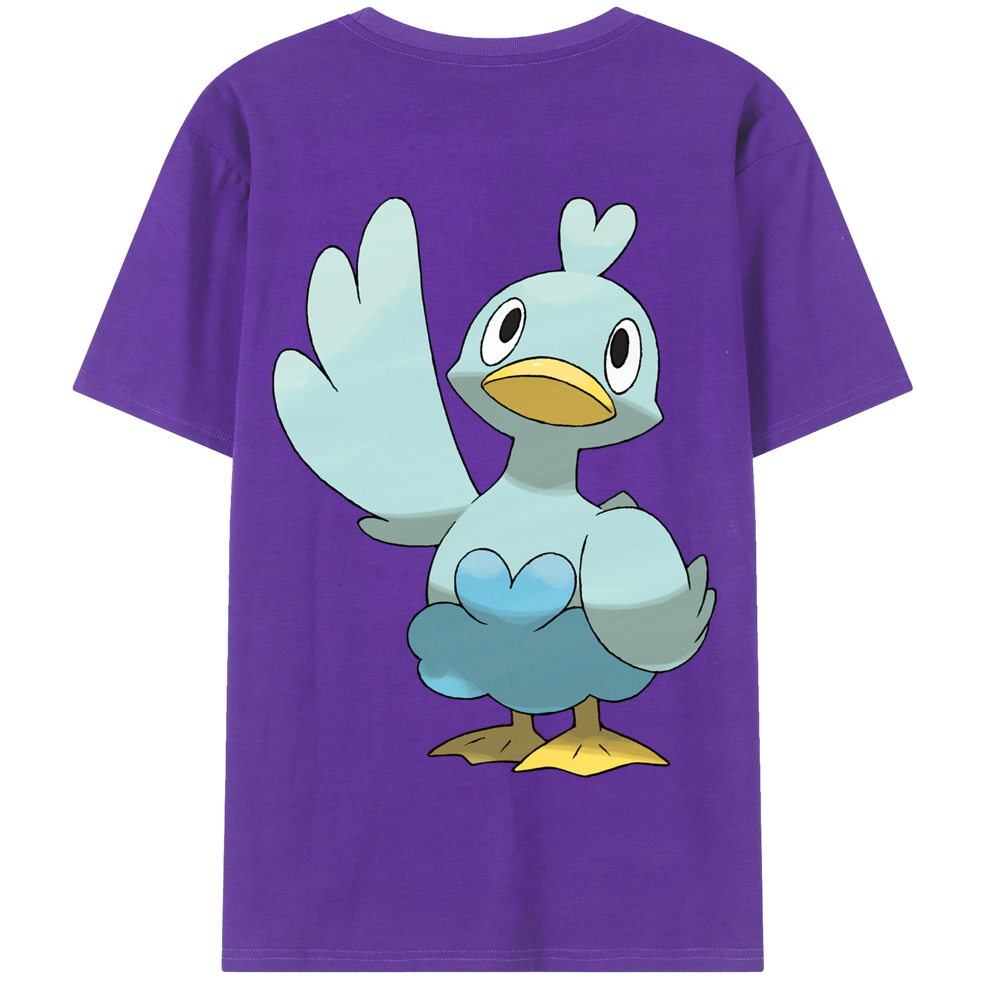 （画像用） ポケットモンスター Pokémon 綿100％半袖Tシャツ（背面プリント）