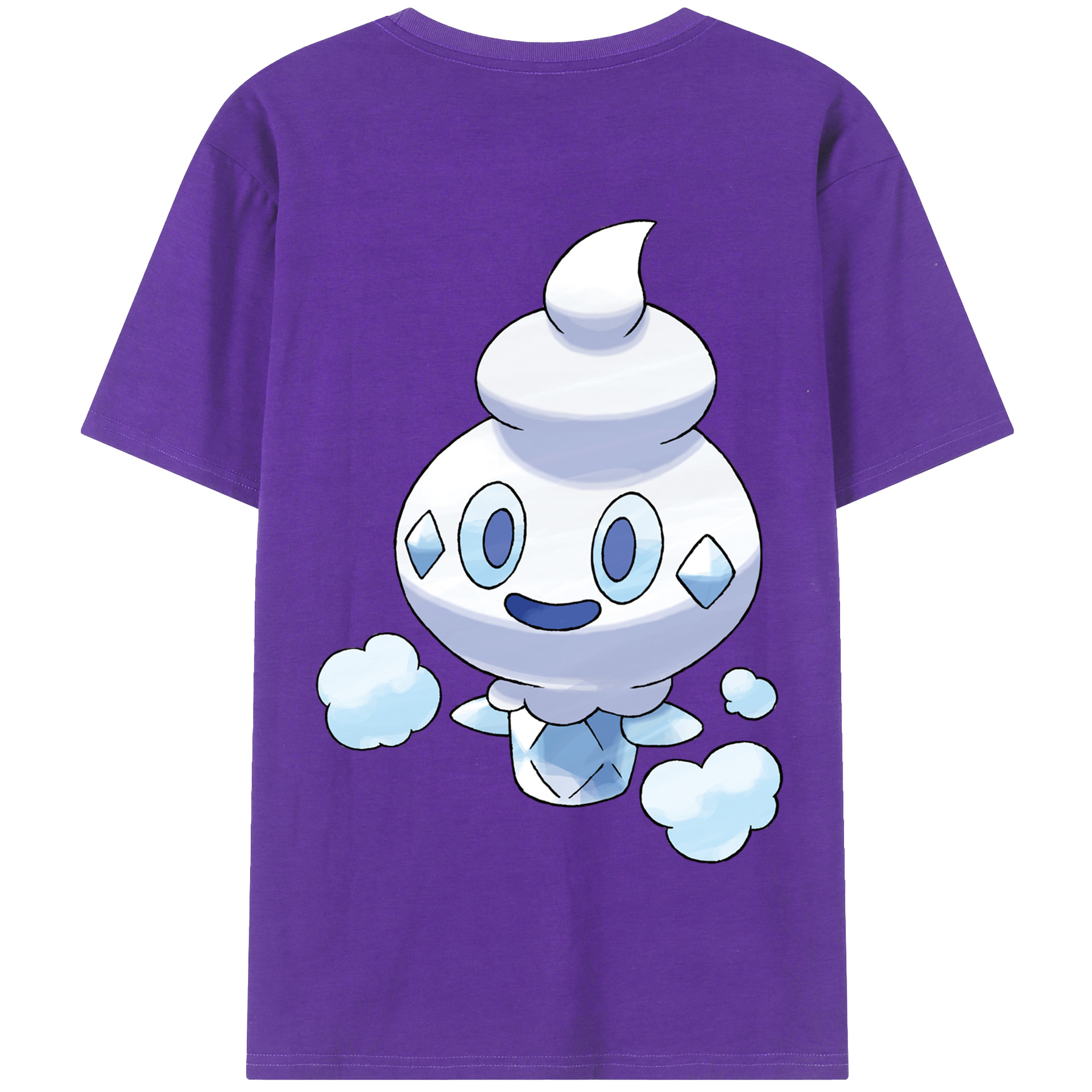 （画像用） ポケットモンスター Pokémon 綿100％半袖Tシャツ（背面プリント）