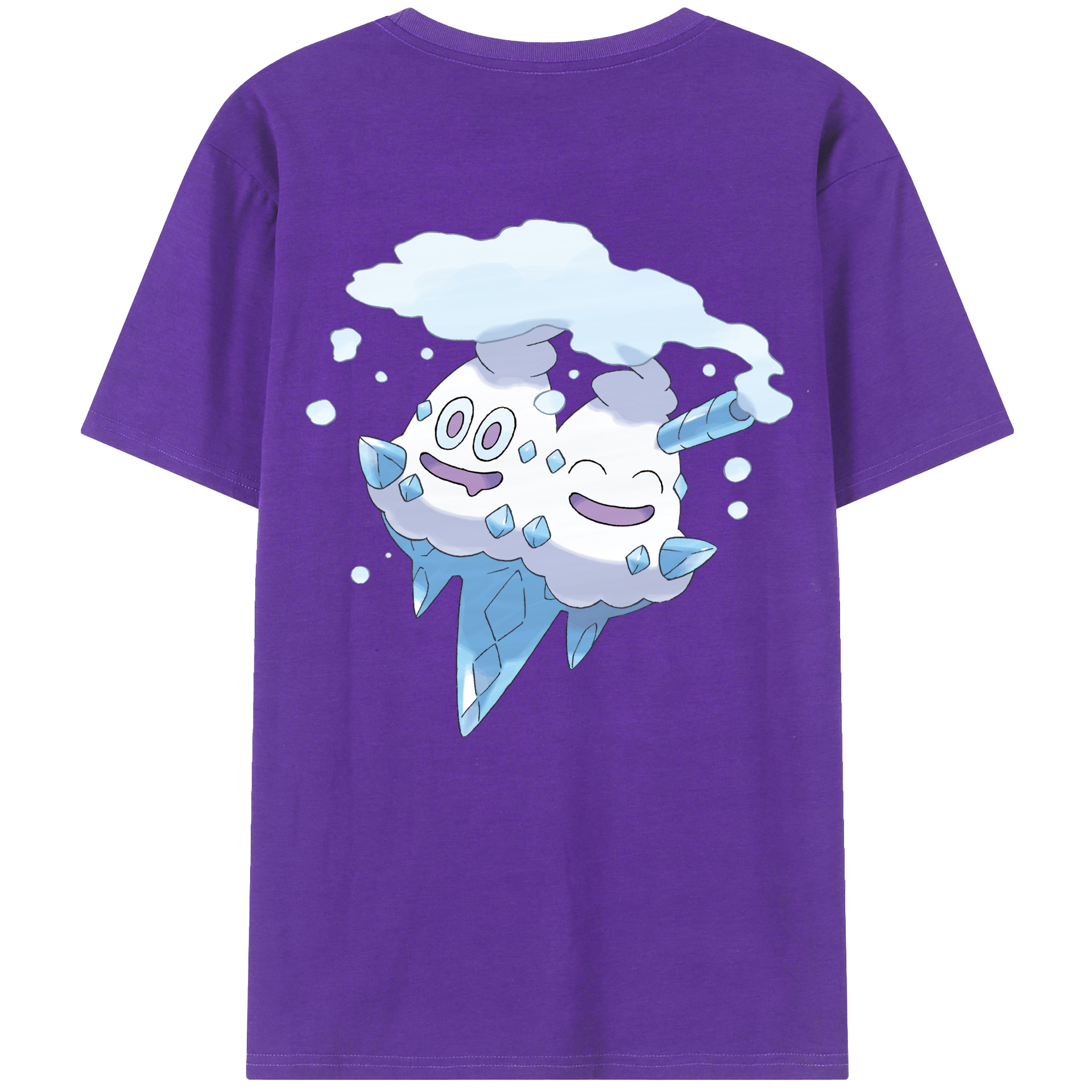 （画像用） ポケットモンスター Pokémon 綿100％半袖Tシャツ（背面プリント）