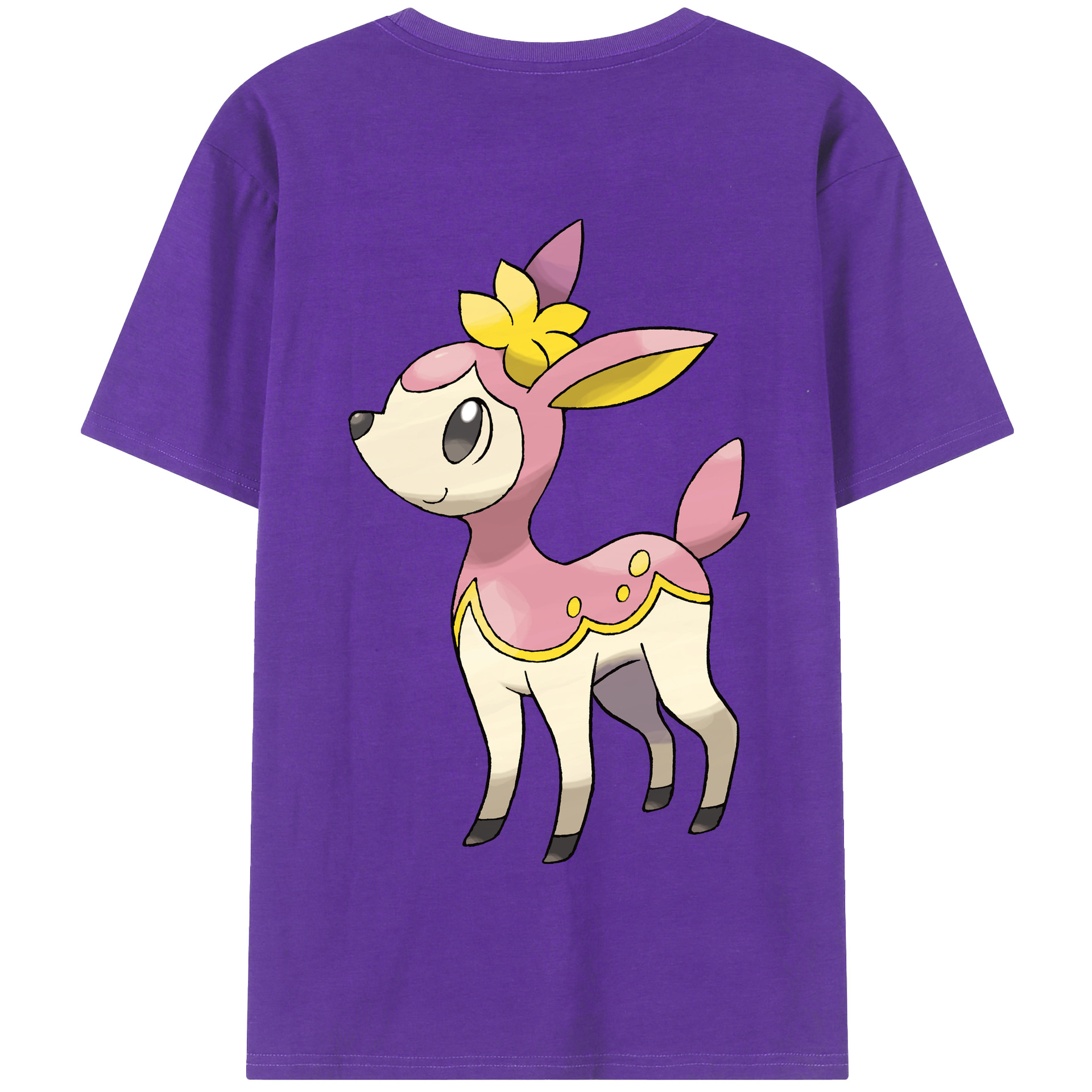 （画像用） ポケットモンスター Pokémon 綿100％半袖Tシャツ（背面プリント）