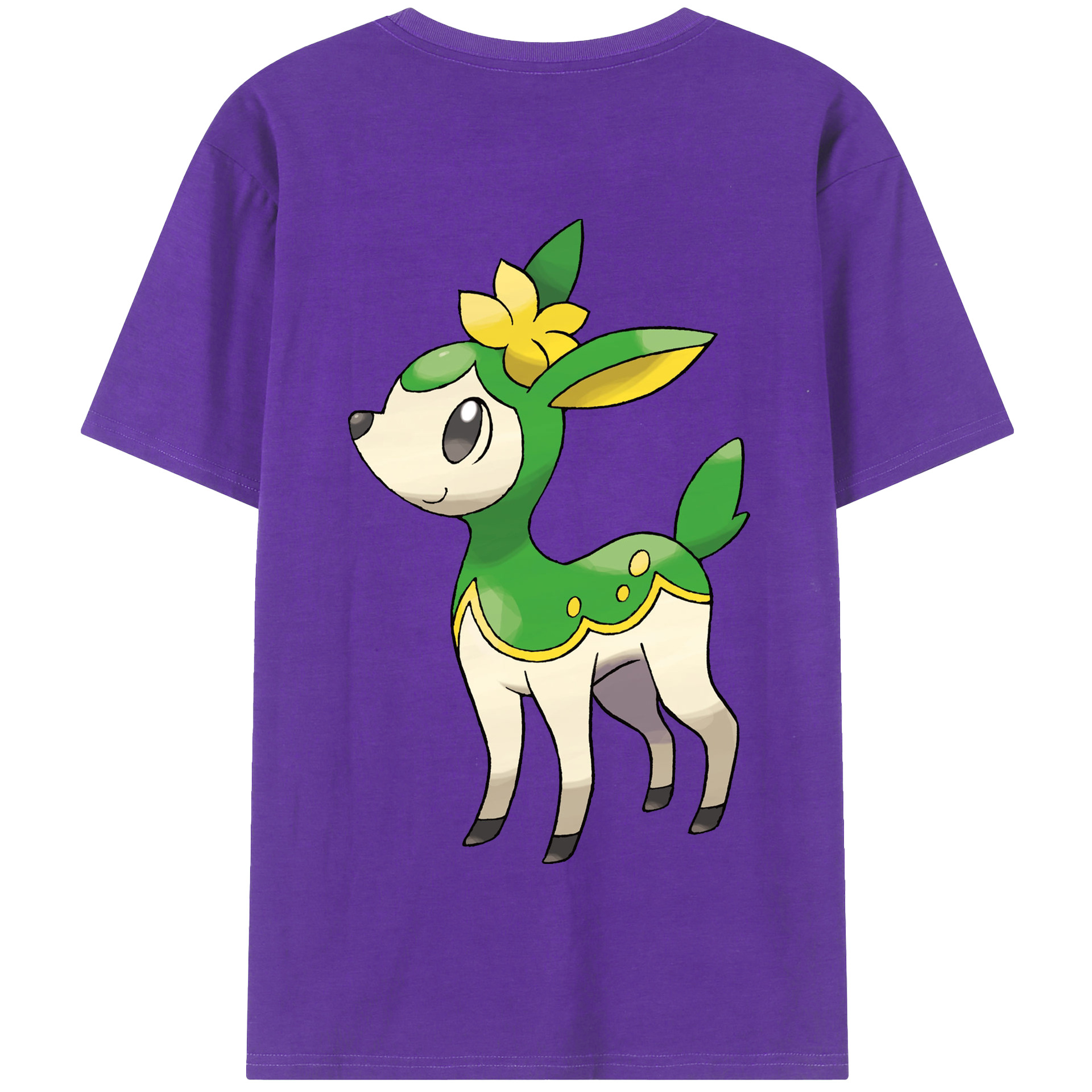 （画像用） ポケットモンスター Pokémon 綿100％半袖Tシャツ（背面プリント）