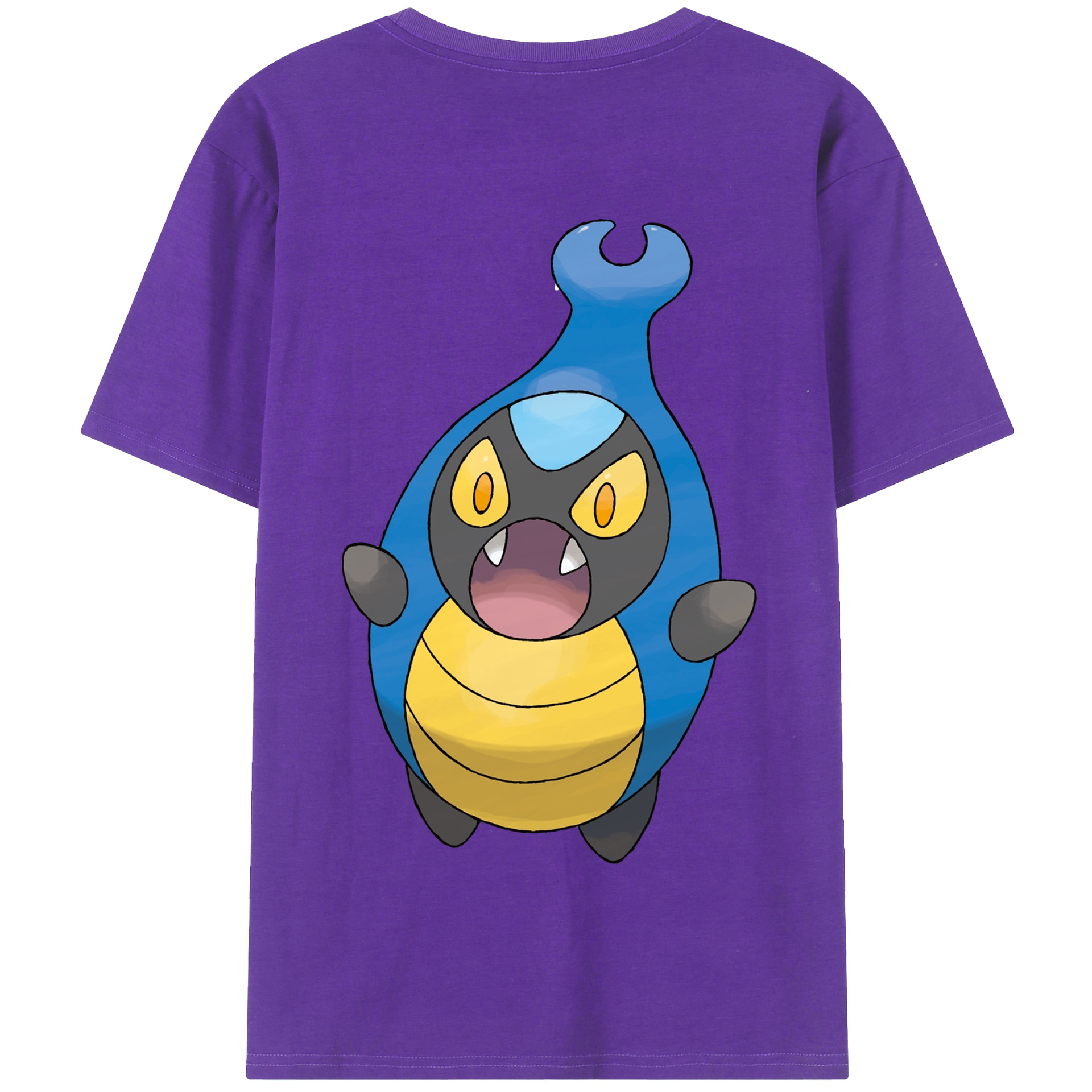 （画像用） ポケットモンスター Pokémon 綿100％半袖Tシャツ（背面プリント）