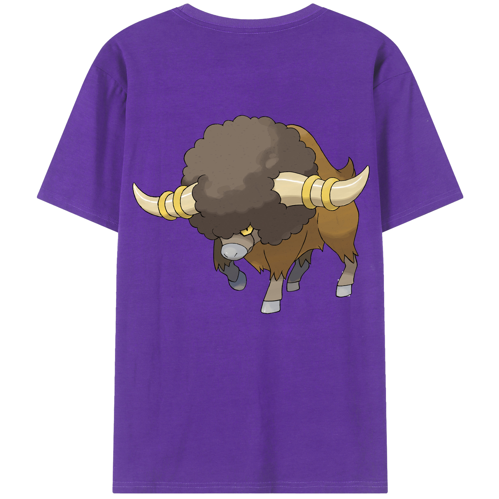 （画像用） ポケットモンスター Pokémon 綿100％半袖Tシャツ（背面プリント）