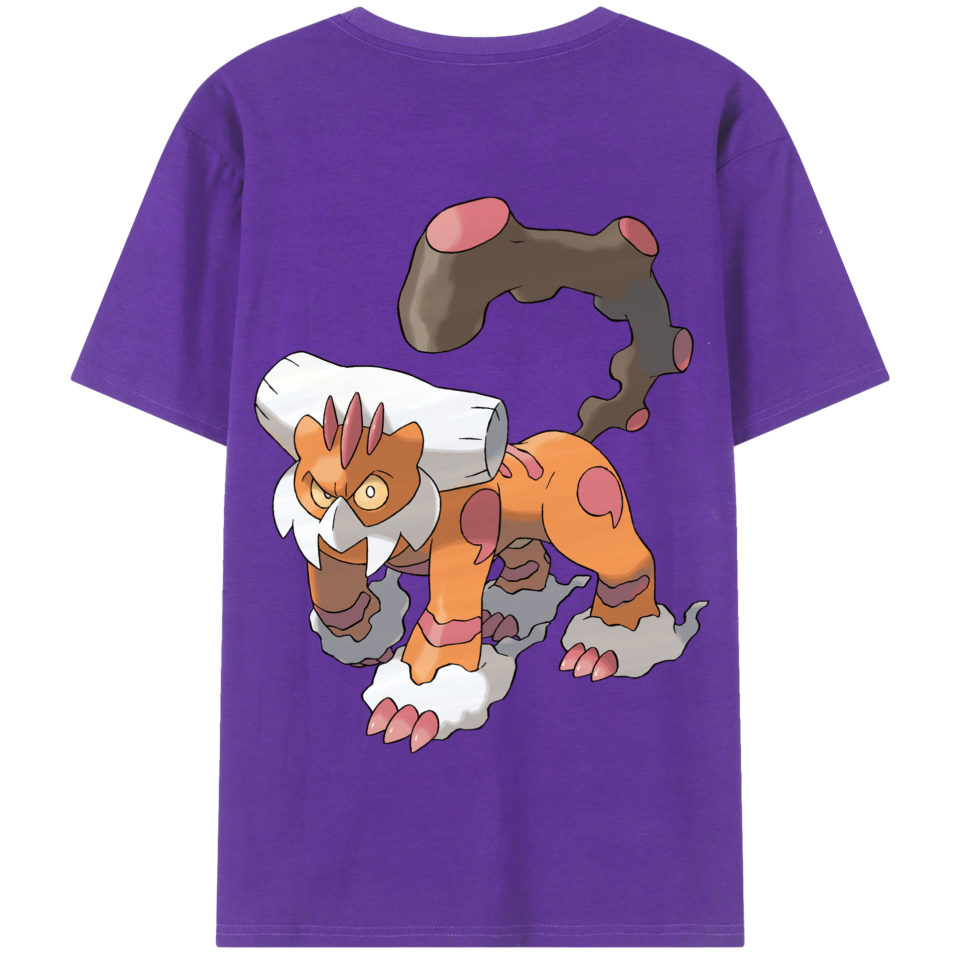 （画像用） ポケットモンスター Pokémon 綿100％半袖Tシャツ（背面プリント）