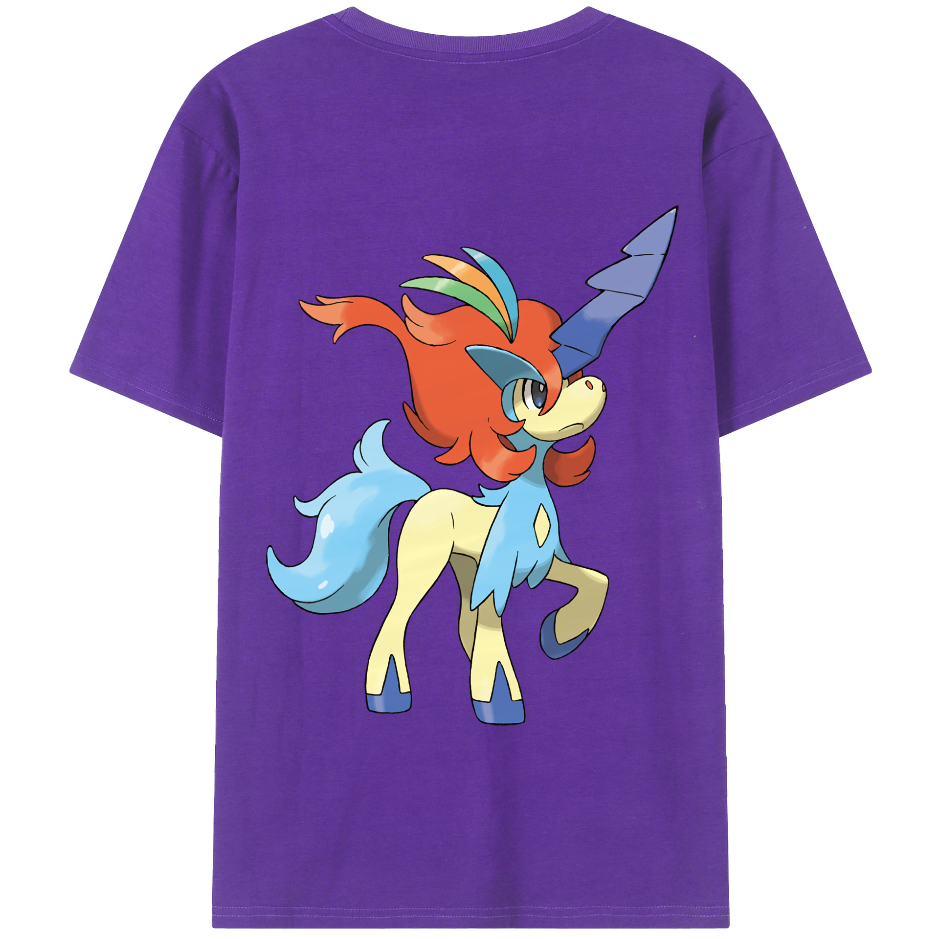 （画像用） ポケットモンスター Pokémon 綿100％半袖Tシャツ（背面プリント）