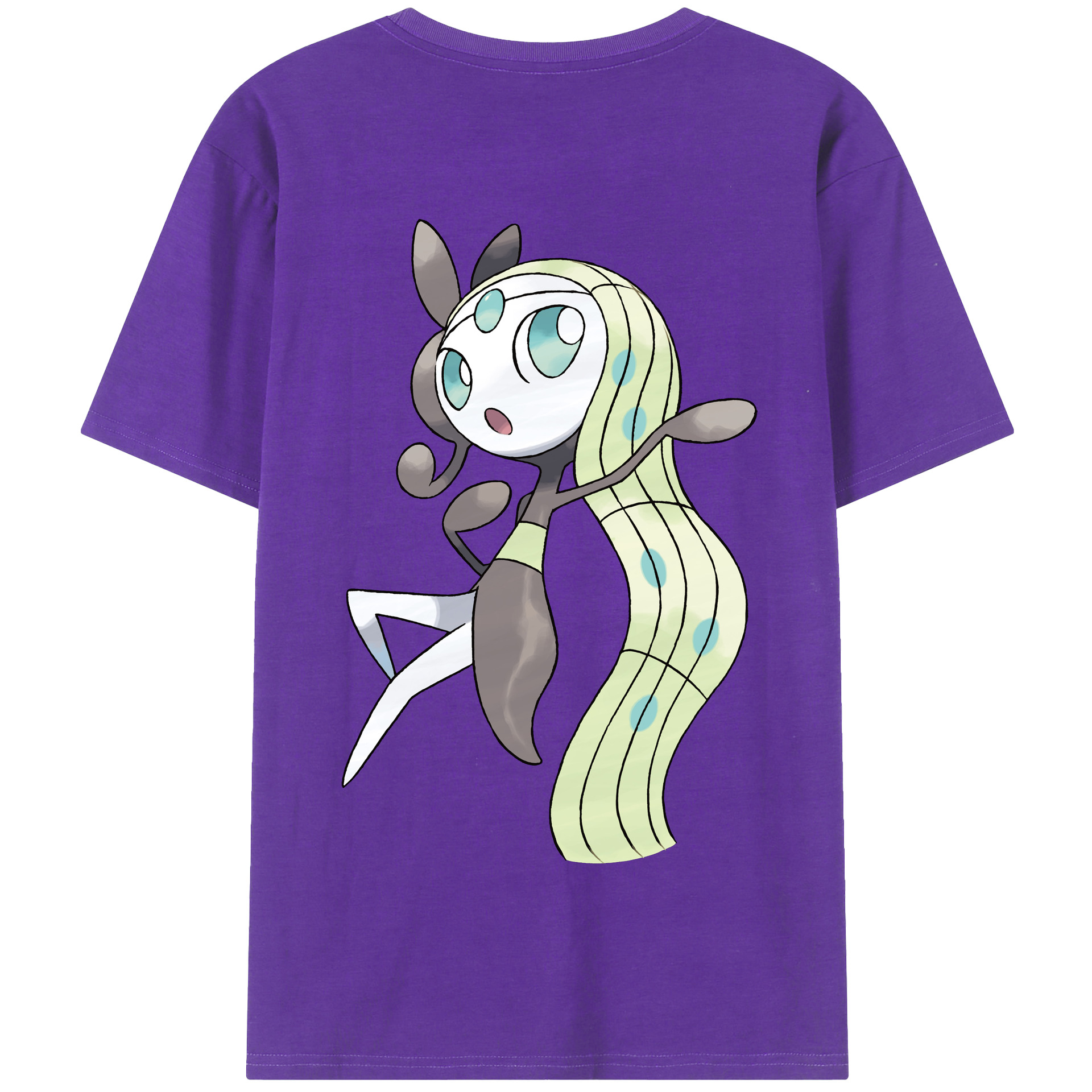 （画像用） ポケットモンスター Pokémon 綿100％半袖Tシャツ（背面プリント）