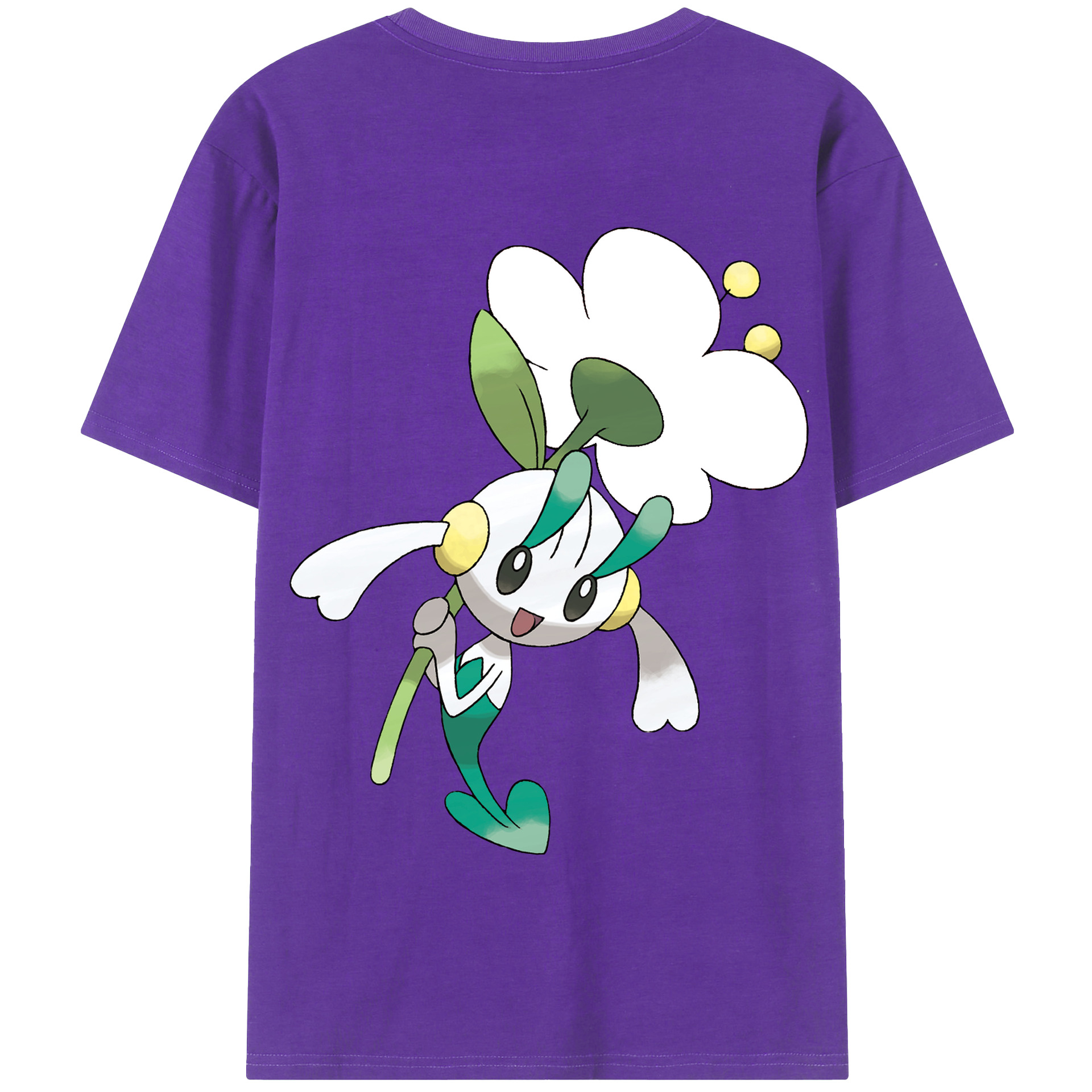 （画像用） ポケットモンスター Pokémon 綿100％半袖Tシャツ（背面プリント）