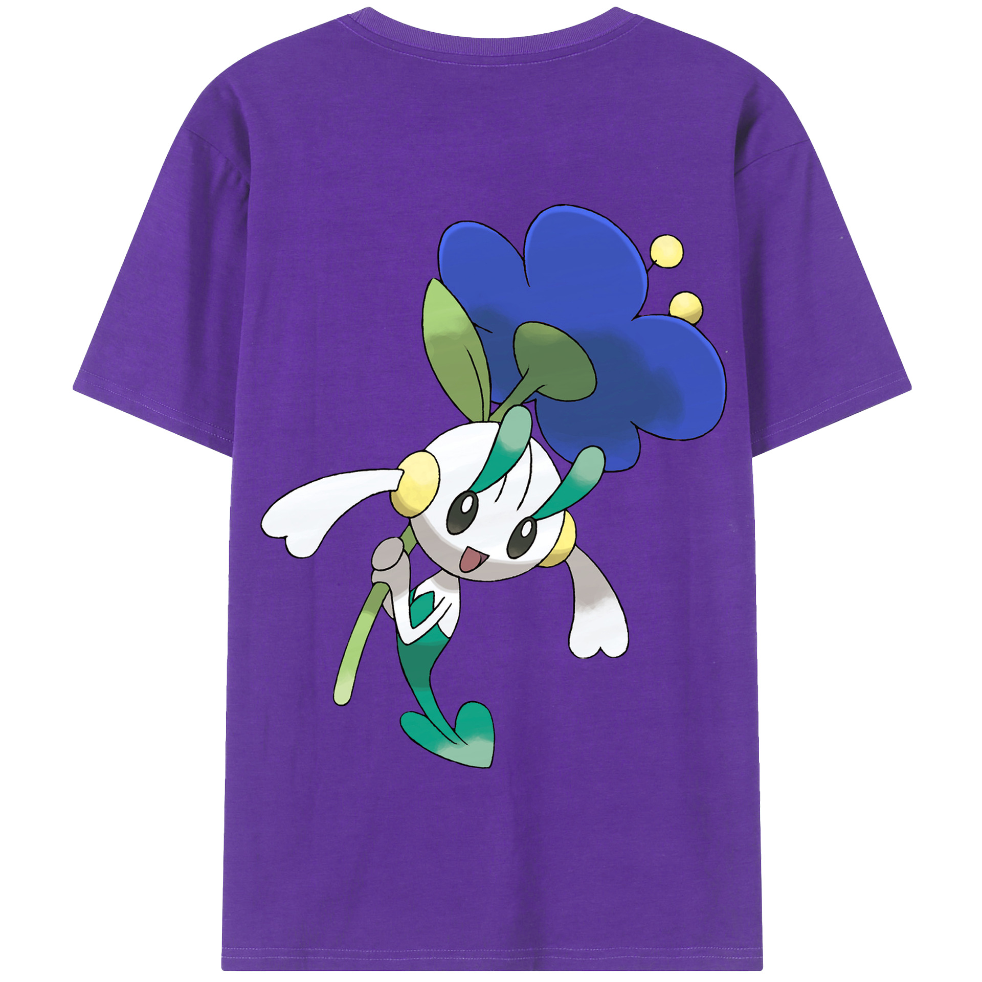 （画像用） ポケットモンスター Pokémon 綿100％半袖Tシャツ（背面プリント）
