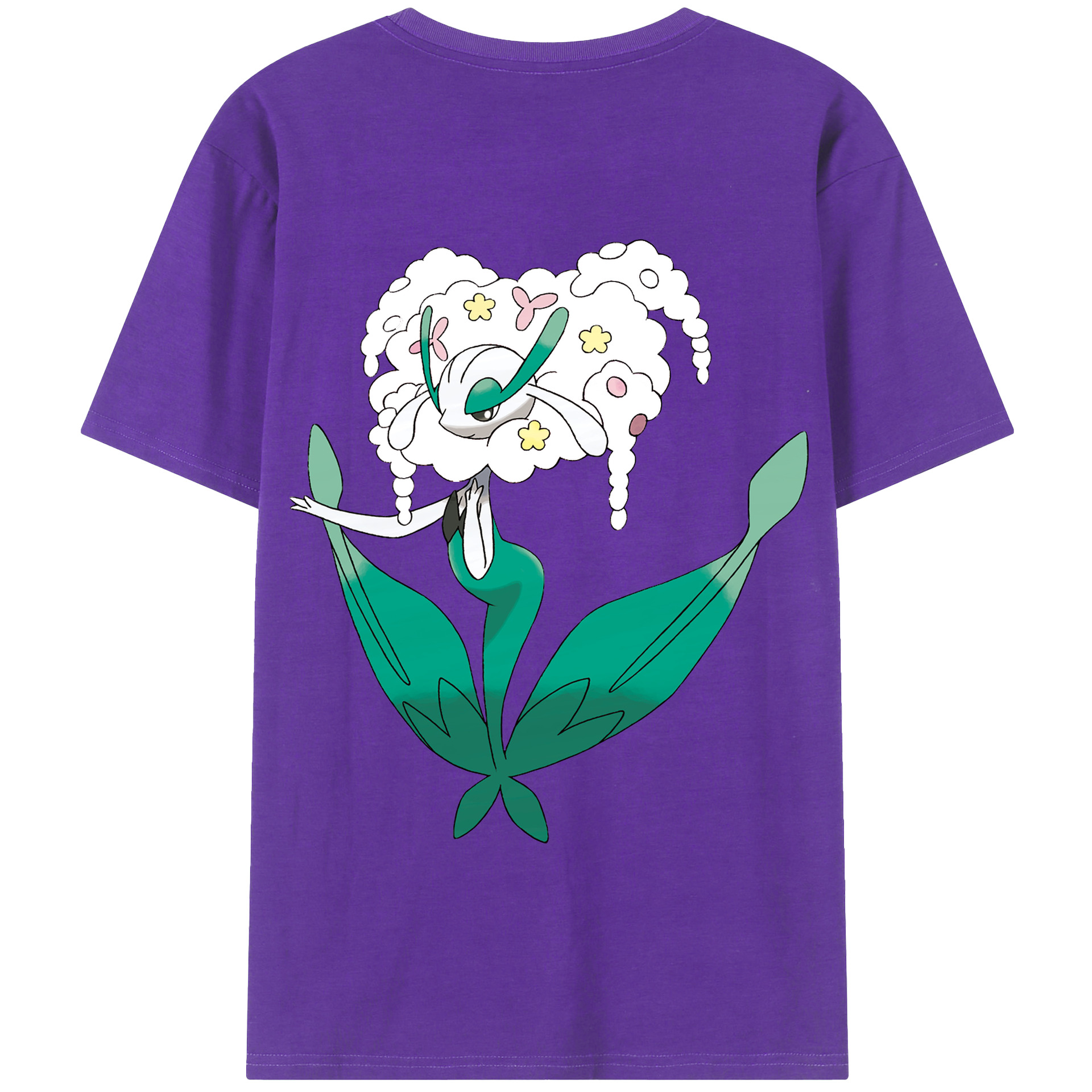 （画像用） ポケットモンスター Pokémon 綿100％半袖Tシャツ（背面プリント）