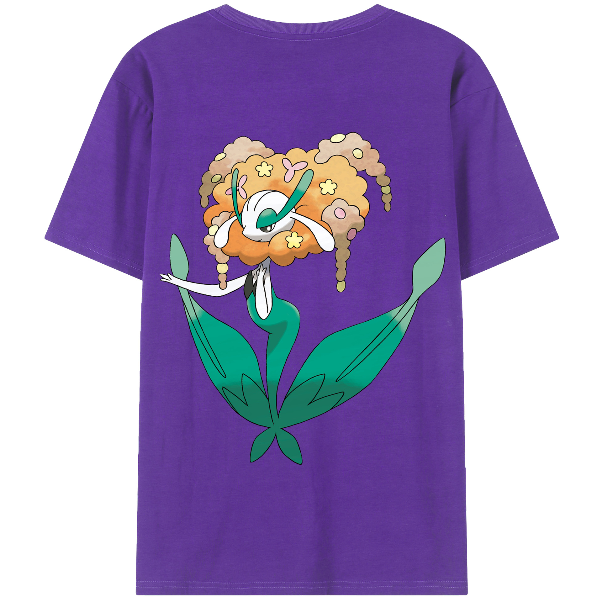（画像用） ポケットモンスター Pokémon 綿100％半袖Tシャツ（背面プリント）
