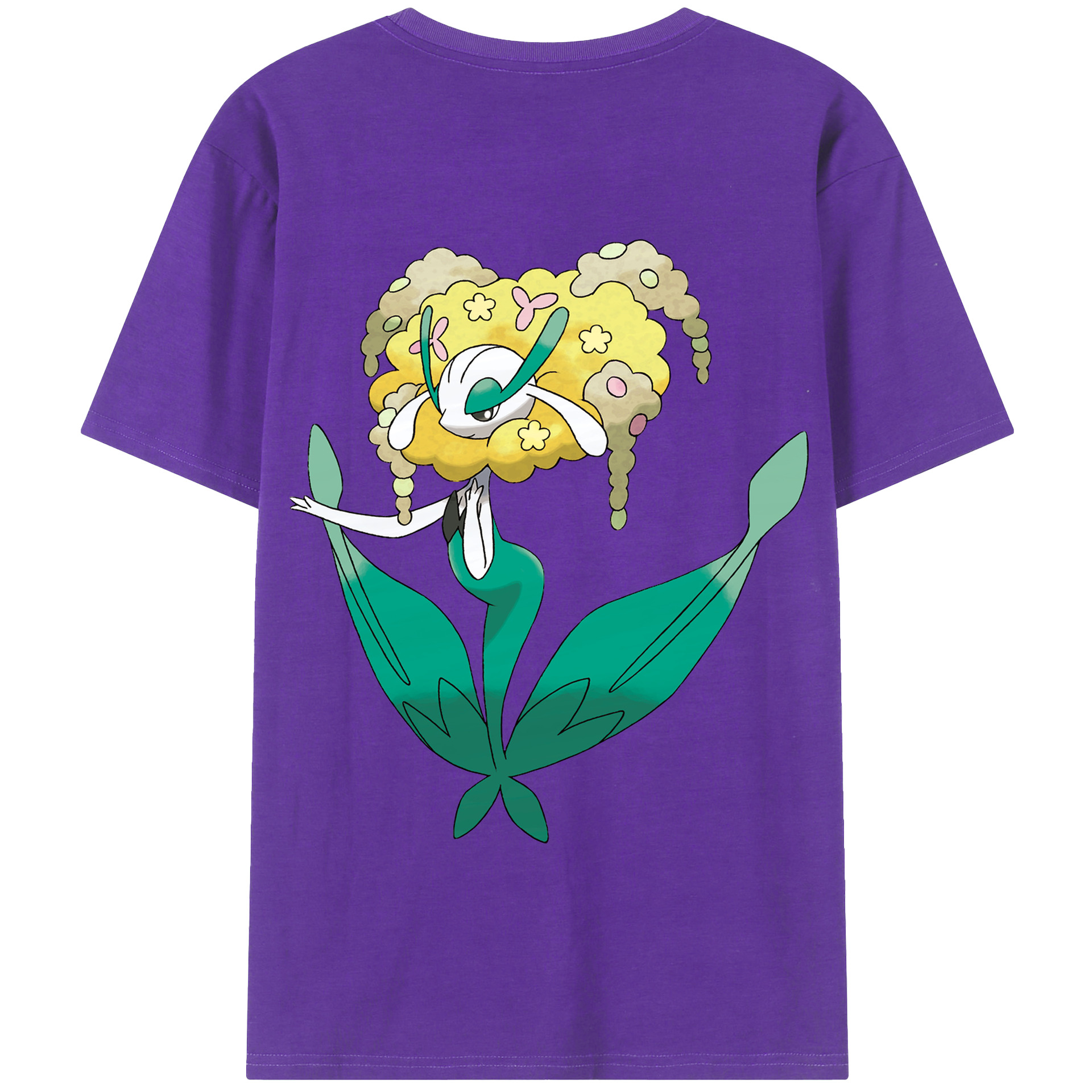 （画像用） ポケットモンスター Pokémon 綿100％半袖Tシャツ（背面プリント）
