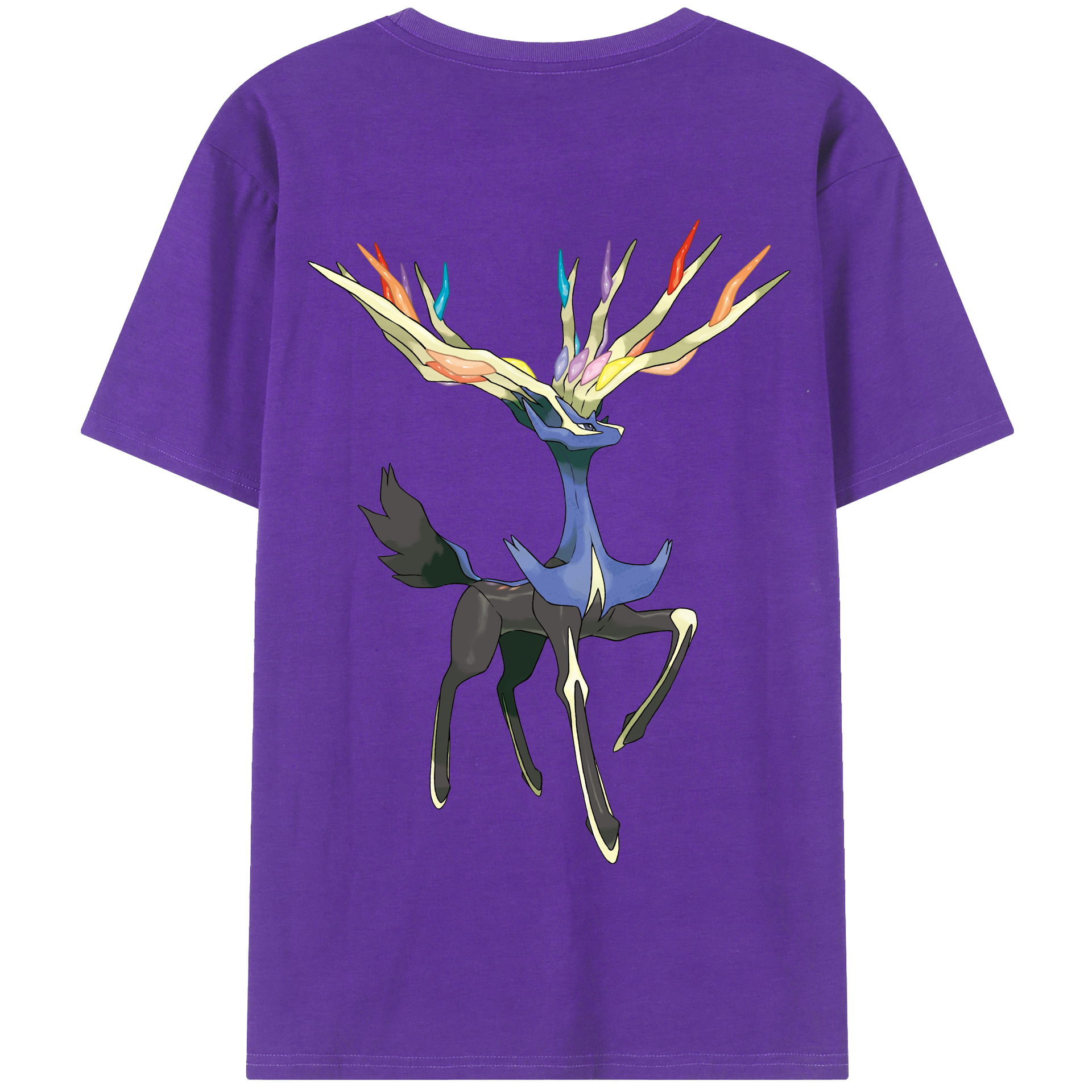 （画像用） ポケットモンスター Pokémon 綿100％半袖Tシャツ（背面プリント）