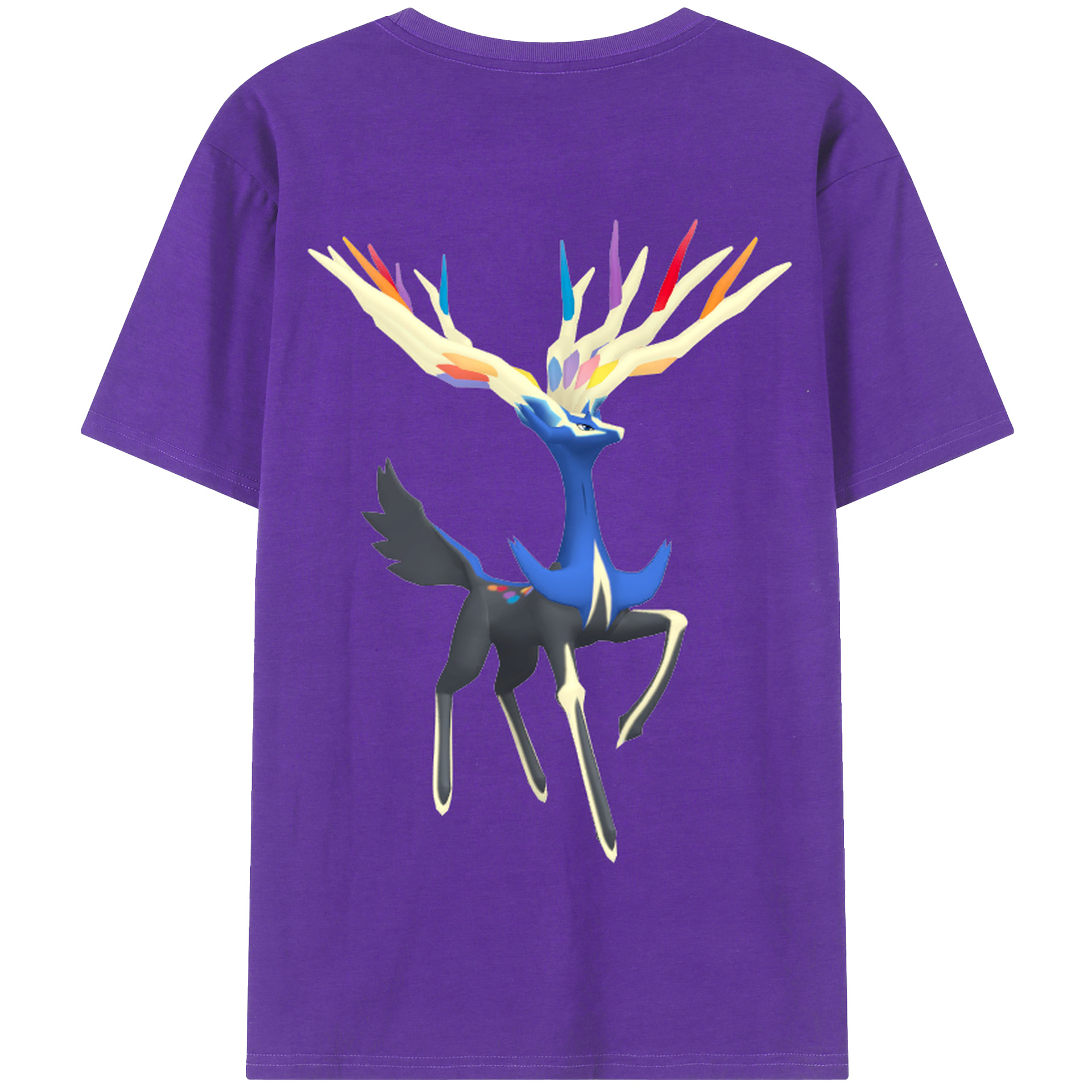 （画像用） ポケットモンスター Pokémon 綿100％半袖Tシャツ（背面プリント）