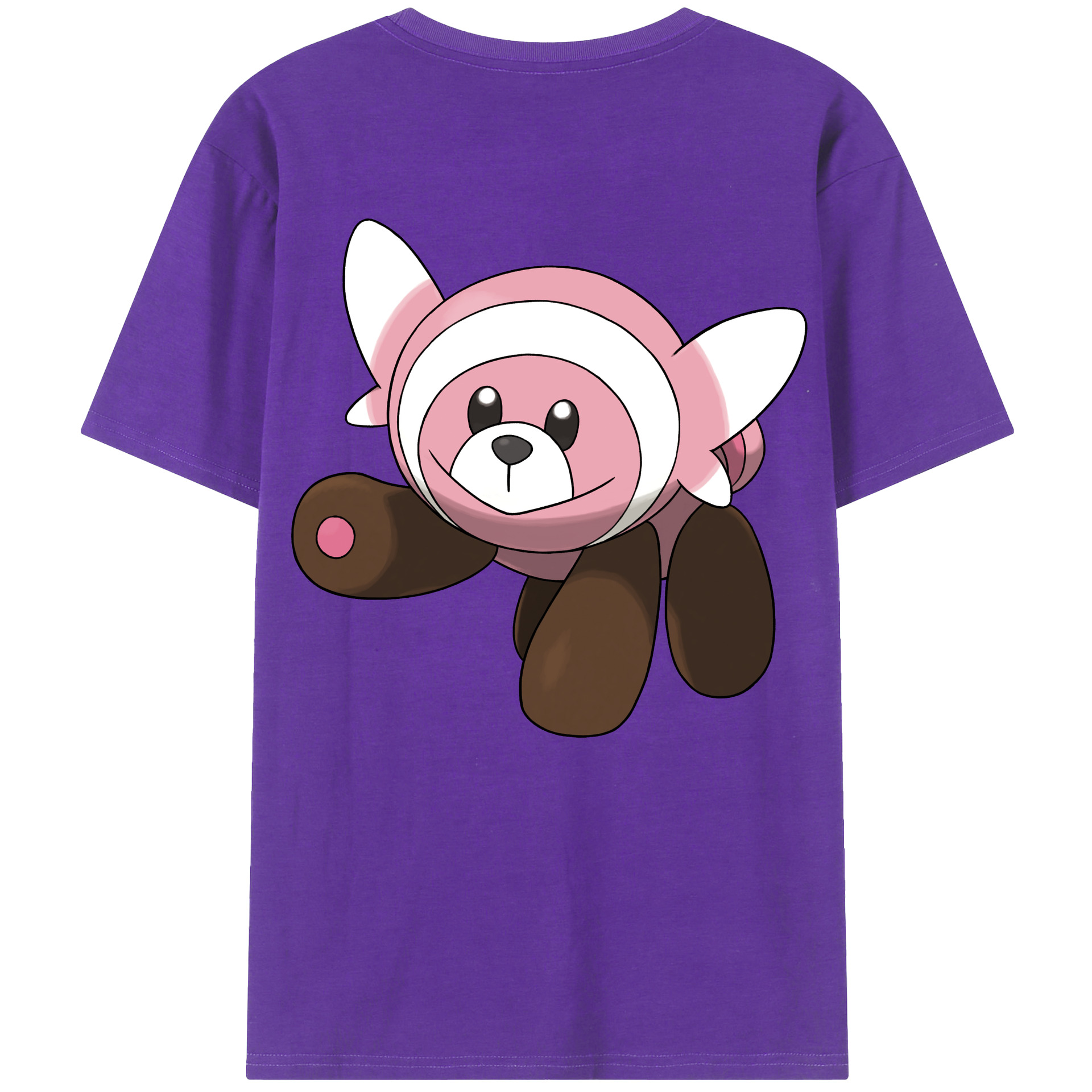 （画像用） ポケットモンスター Pokémon 綿100％半袖Tシャツ（背面プリント）