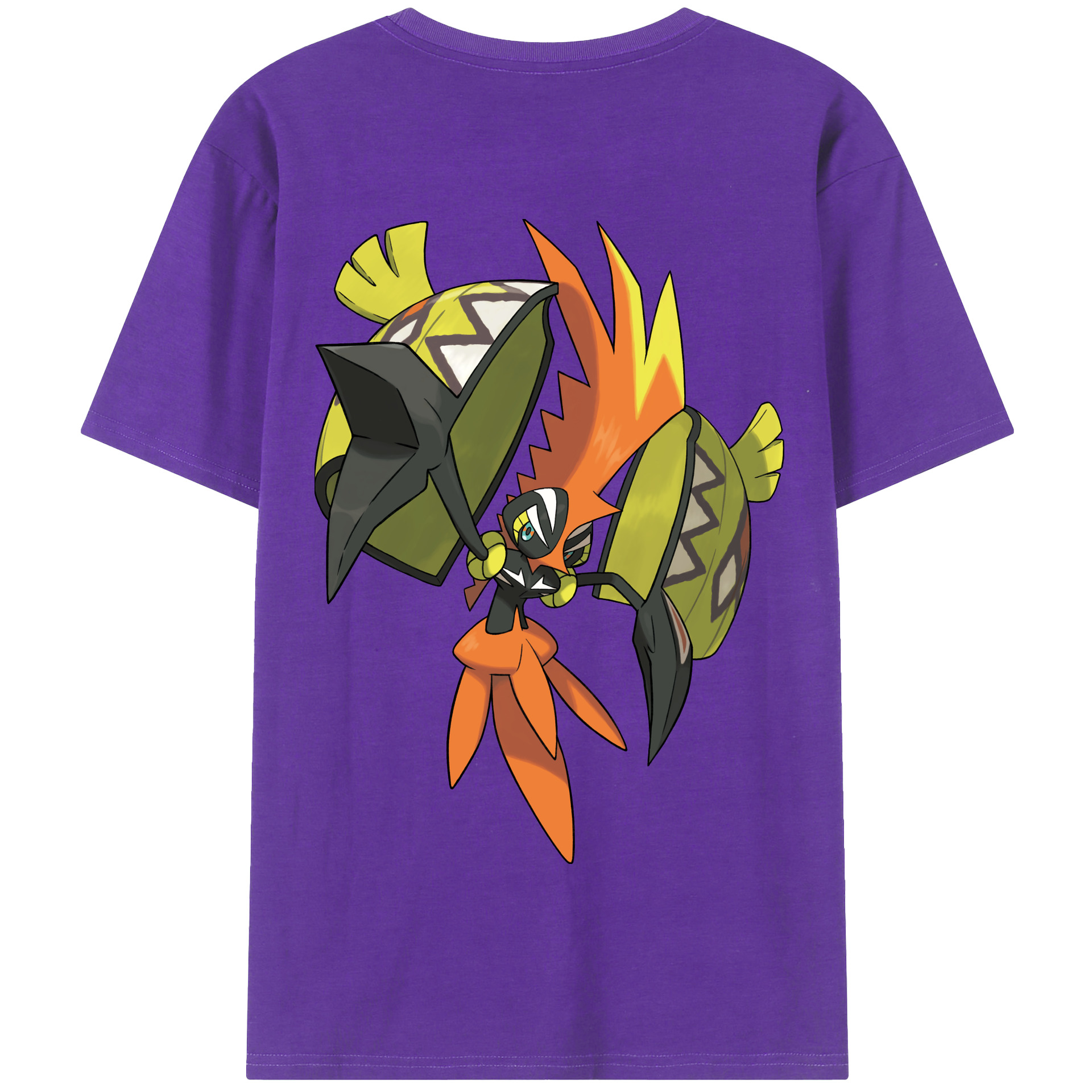 （画像用） ポケットモンスター Pokémon 綿100％半袖Tシャツ（背面プリント）