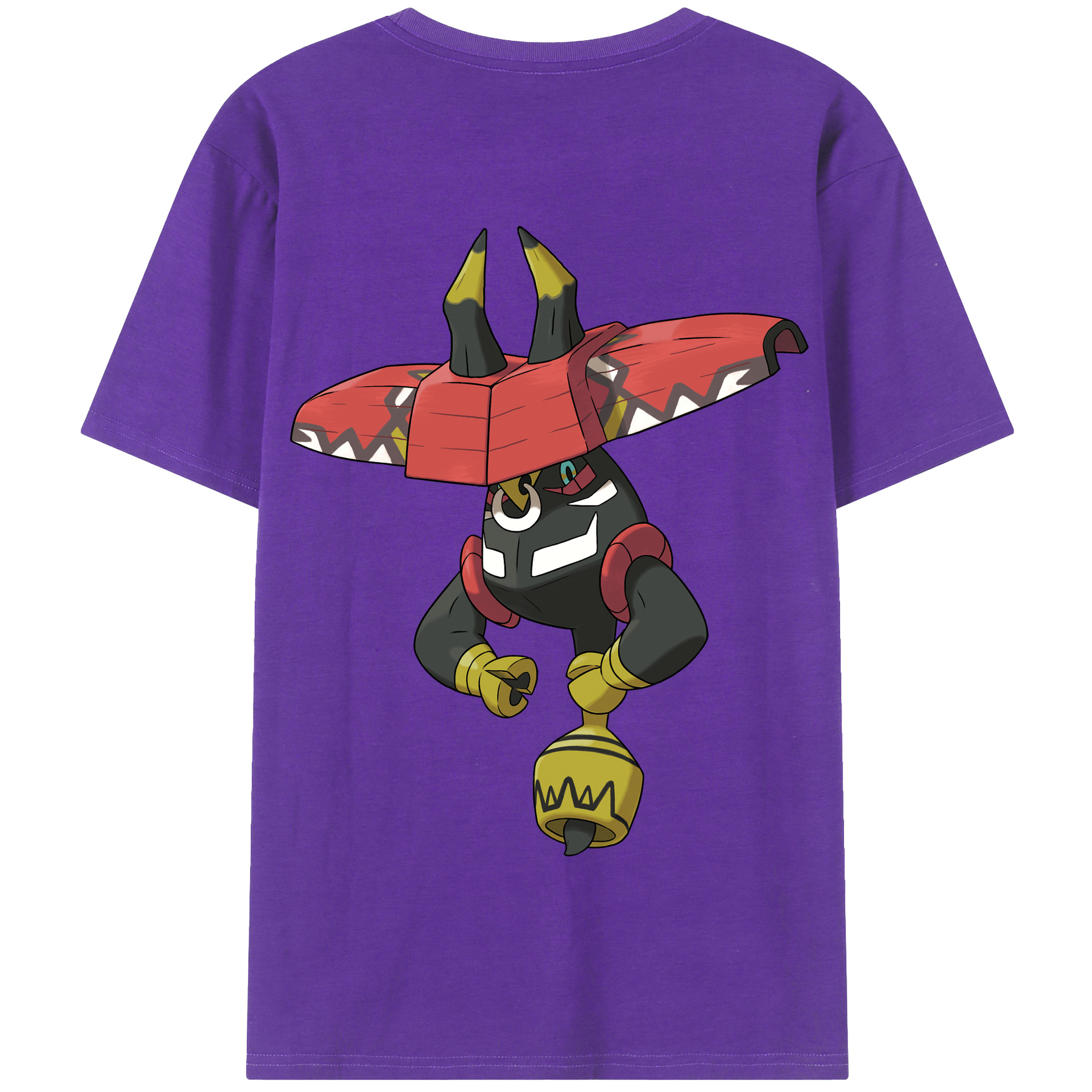 （画像用） ポケットモンスター Pokémon 綿100％半袖Tシャツ（背面プリント）