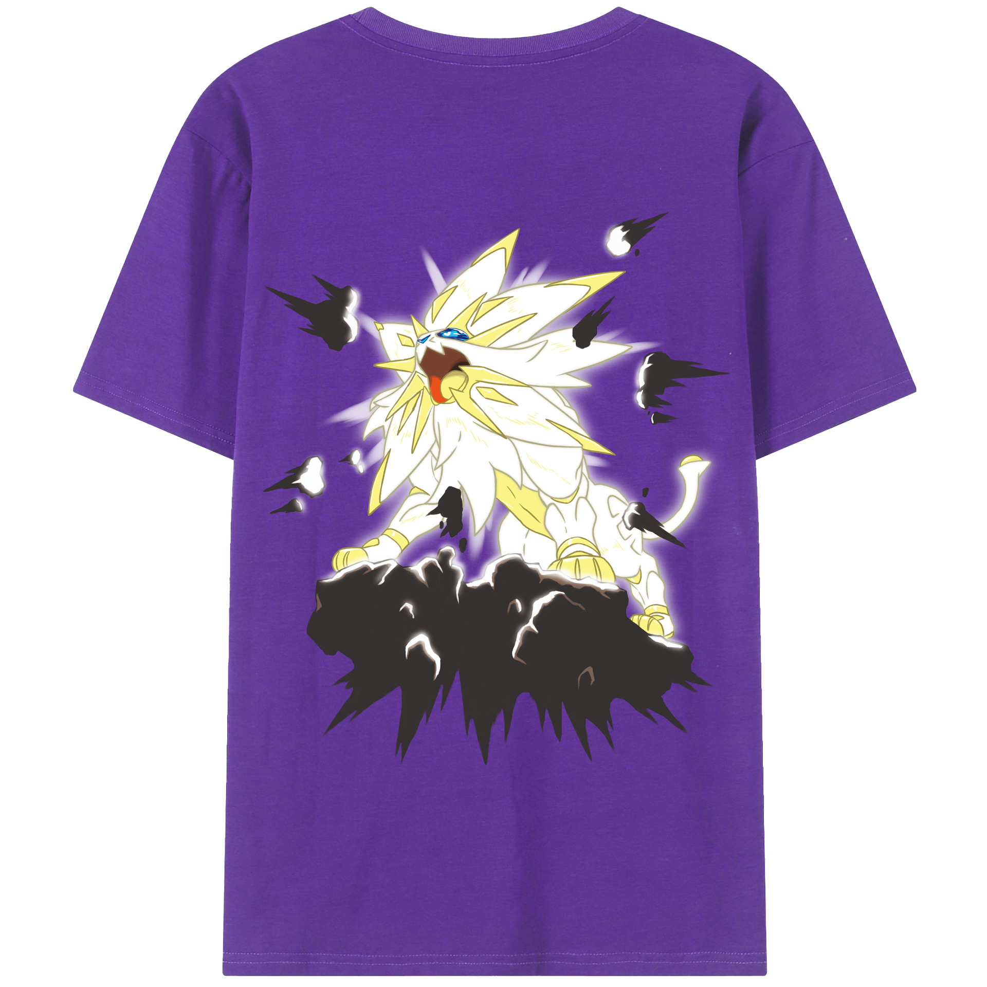 （画像用） ポケットモンスター Pokémon 綿100％半袖Tシャツ（背面プリント）