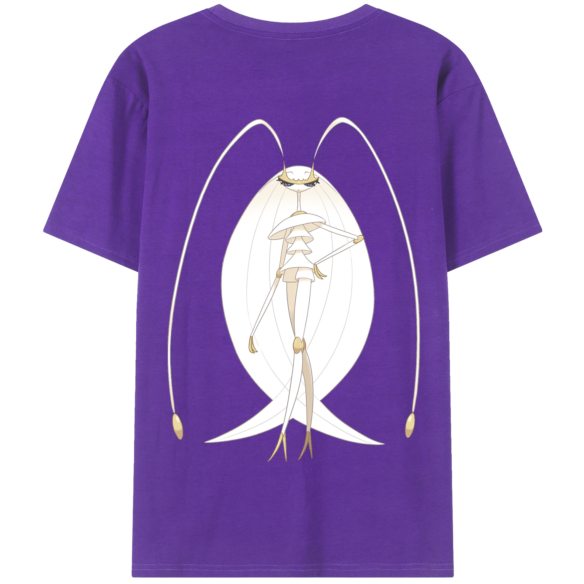 （画像用） ポケットモンスター Pokémon 綿100％半袖Tシャツ（背面プリント）