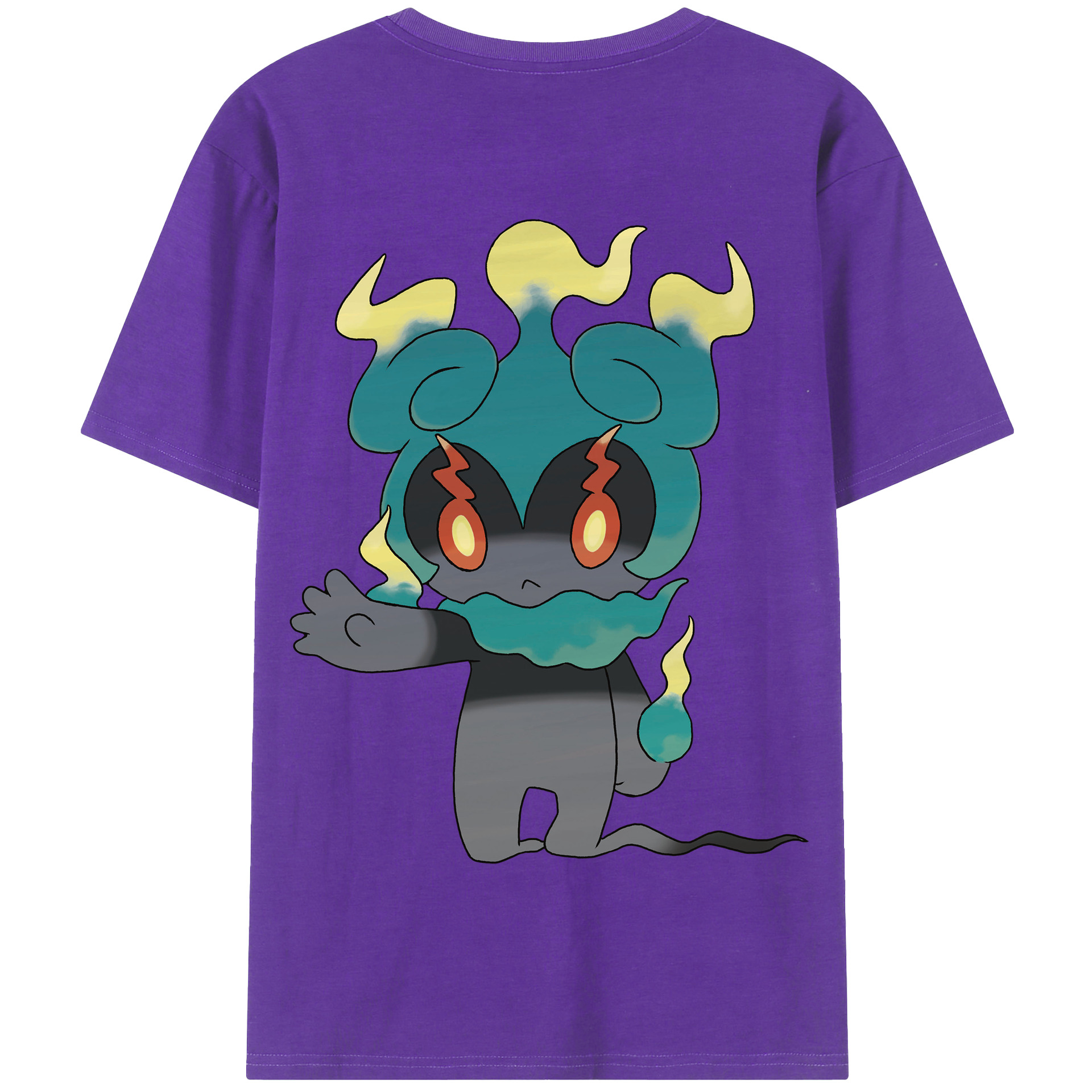 （画像用） ポケットモンスター Pokémon 綿100％半袖Tシャツ（背面プリント）
