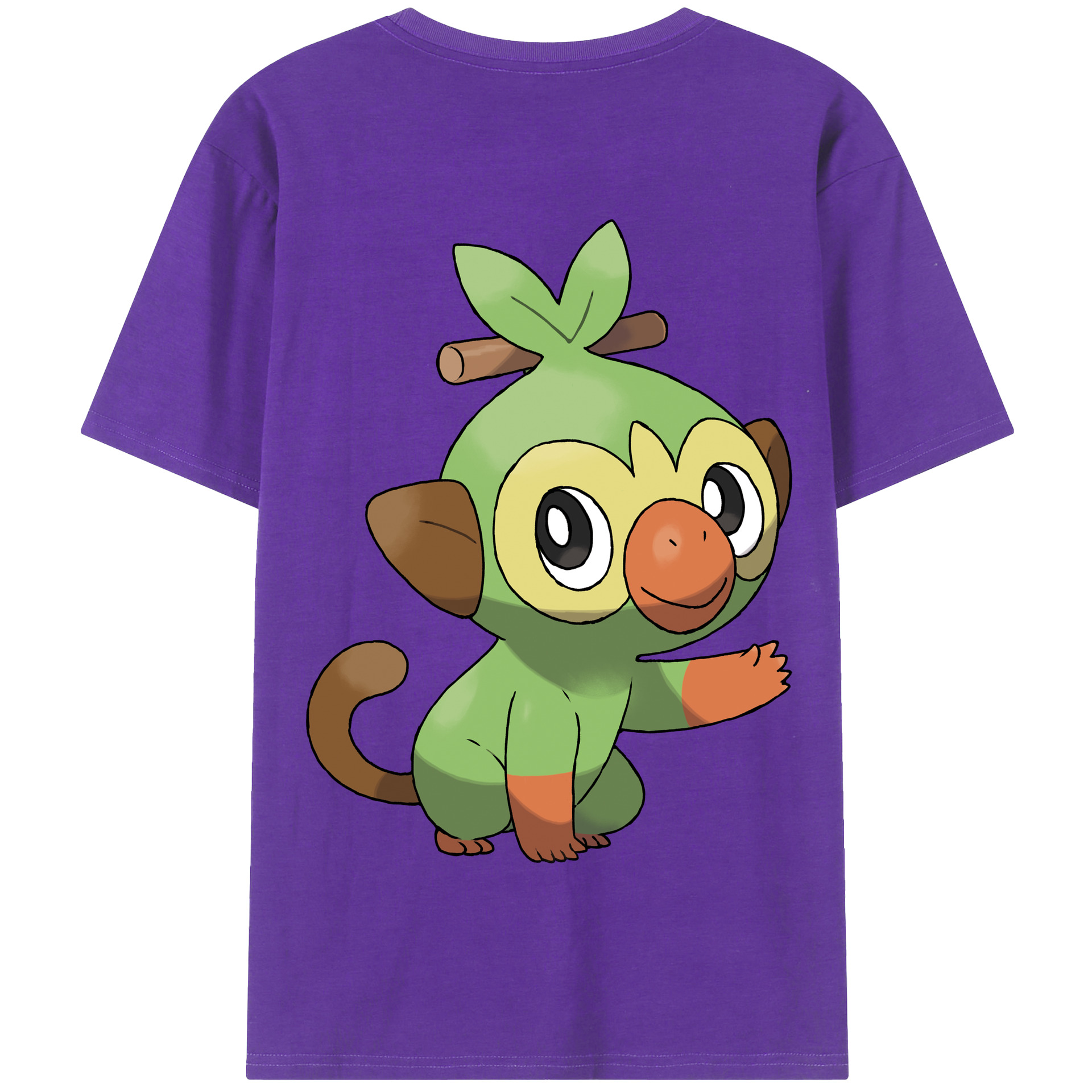 （画像用） ポケットモンスター Pokémon 綿100％半袖Tシャツ（背面プリント）