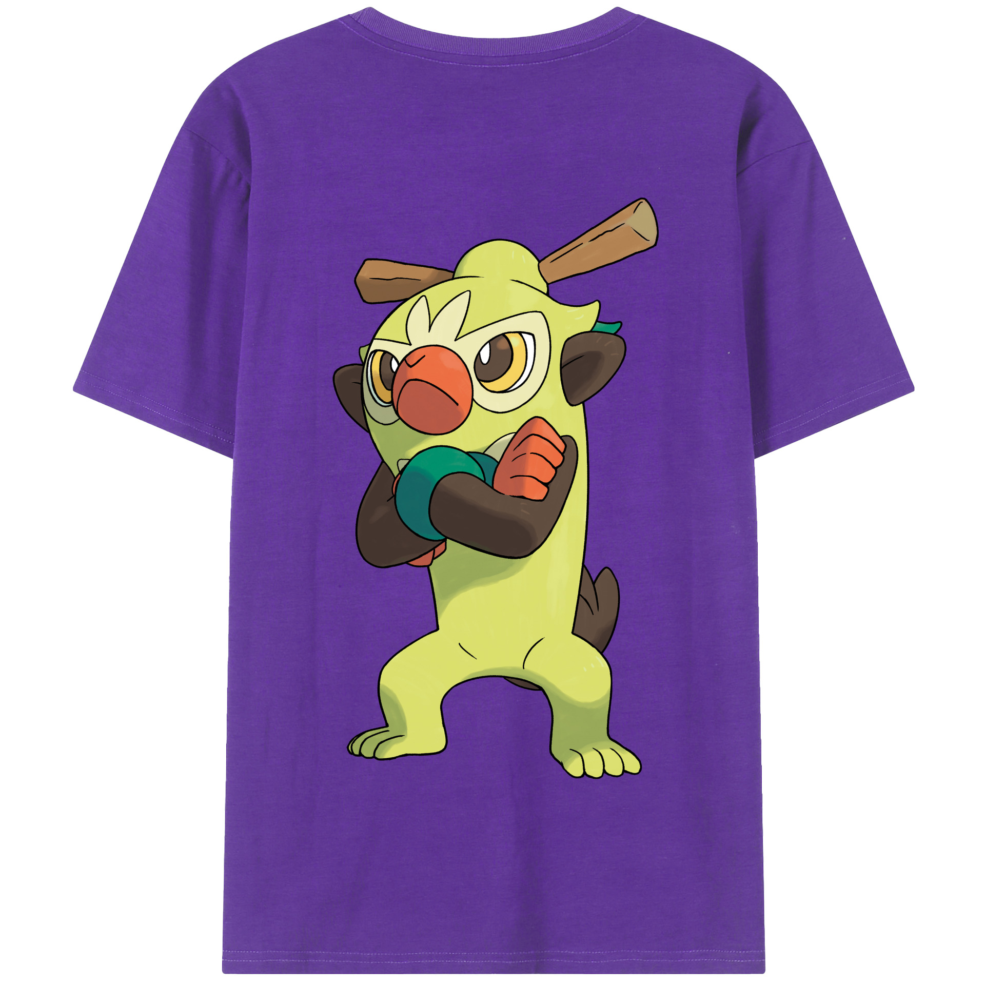 （画像用） ポケットモンスター Pokémon 綿100％半袖Tシャツ（背面プリント）