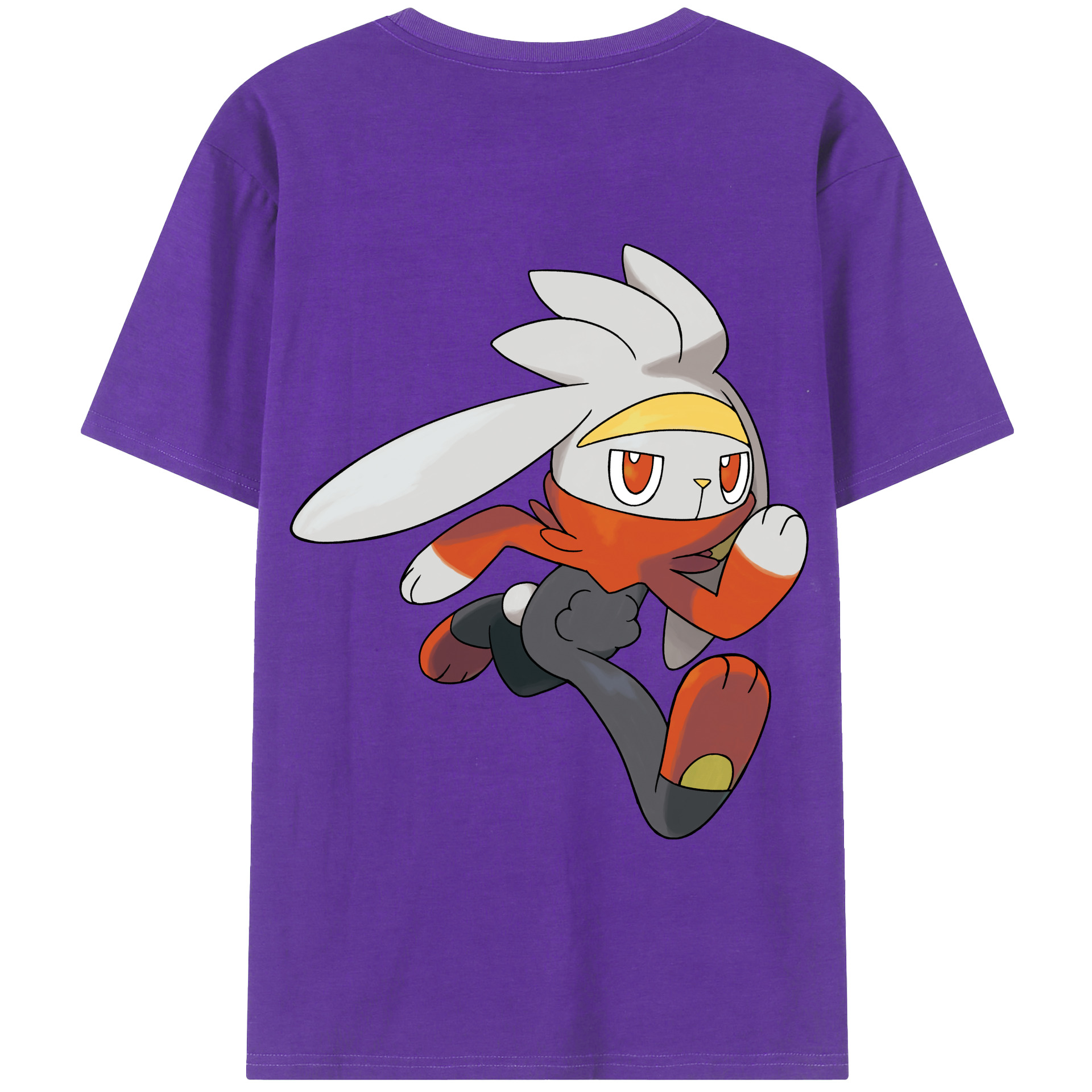 （画像用） ポケットモンスター Pokémon 綿100％半袖Tシャツ（背面プリント）