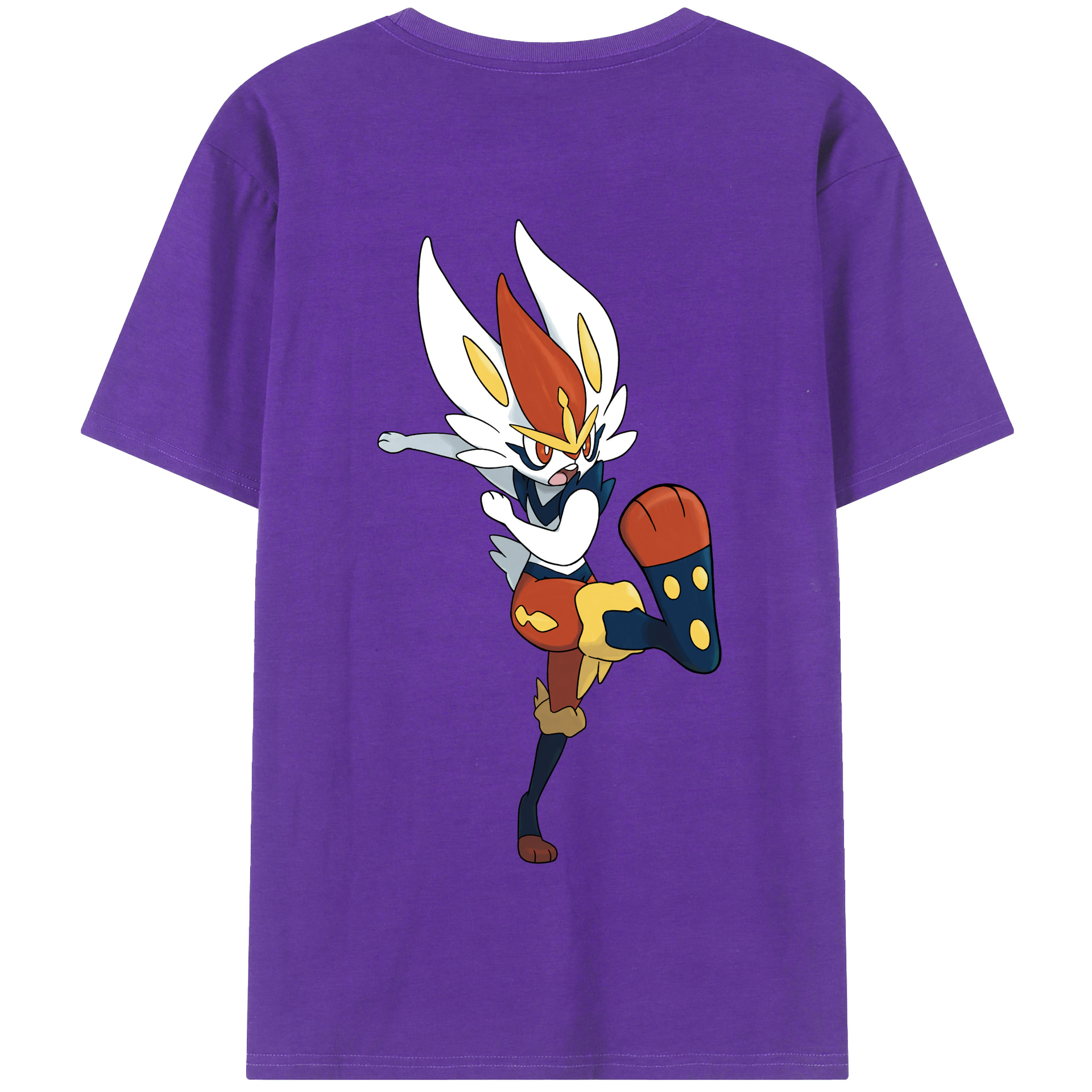 （画像用） ポケットモンスター Pokémon 綿100％半袖Tシャツ（背面プリント）